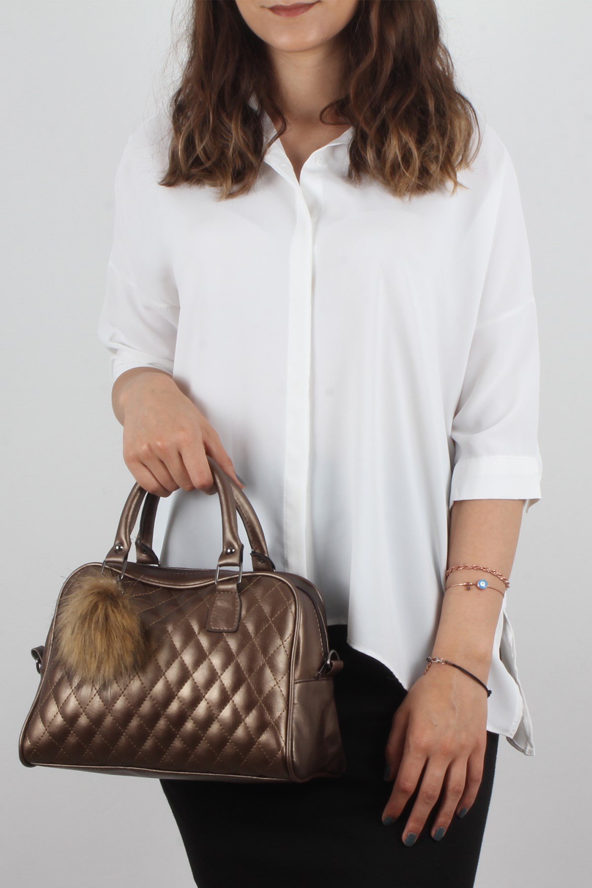 LWE20294-SLuwweLuwwe Bag'sSiyah Kadın El ve Omuz Çantası (LWE20294-S)