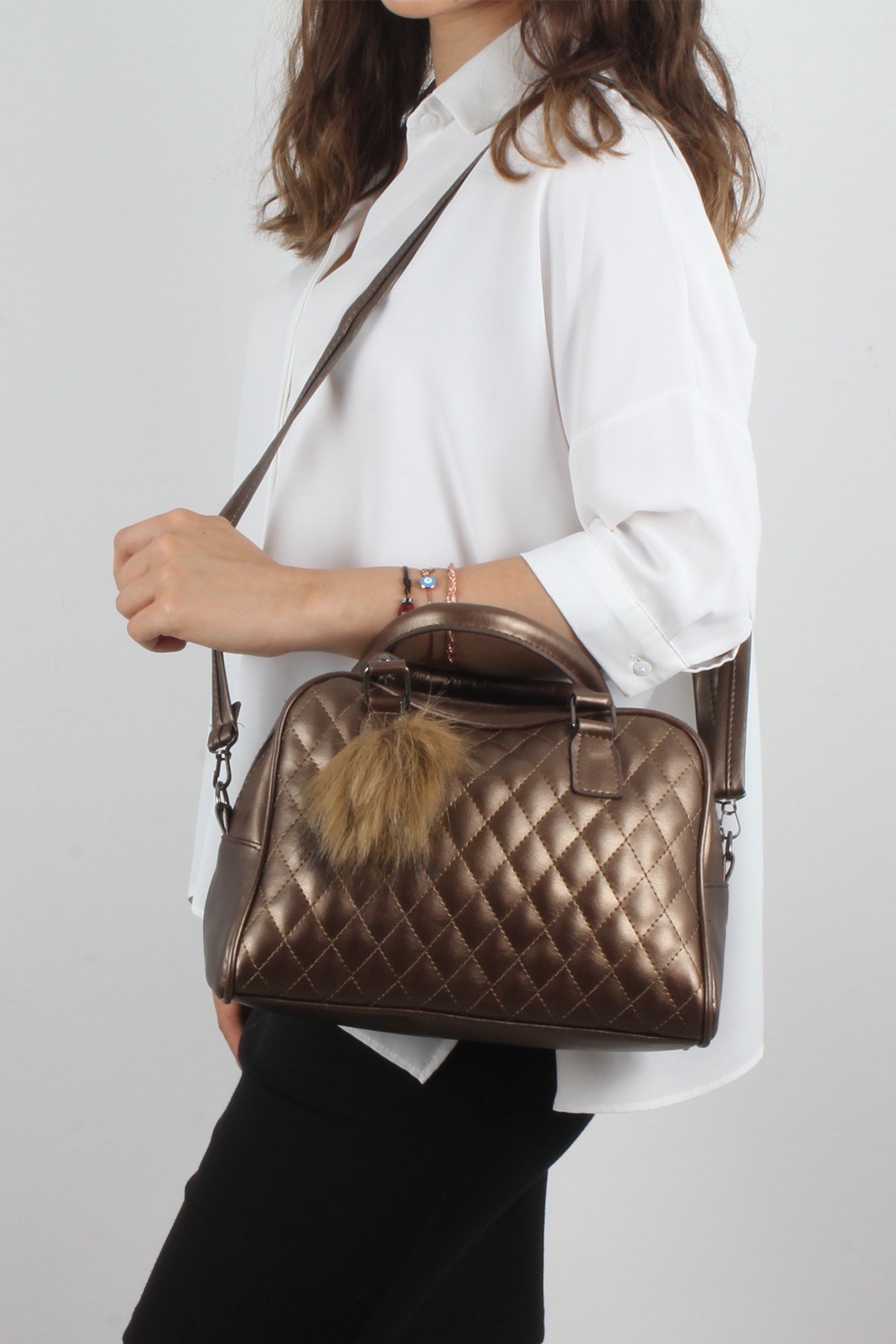 LWE20294-SLuwweLuwwe Bag'sSiyah Kadın El ve Omuz Çantası (LWE20294-S)