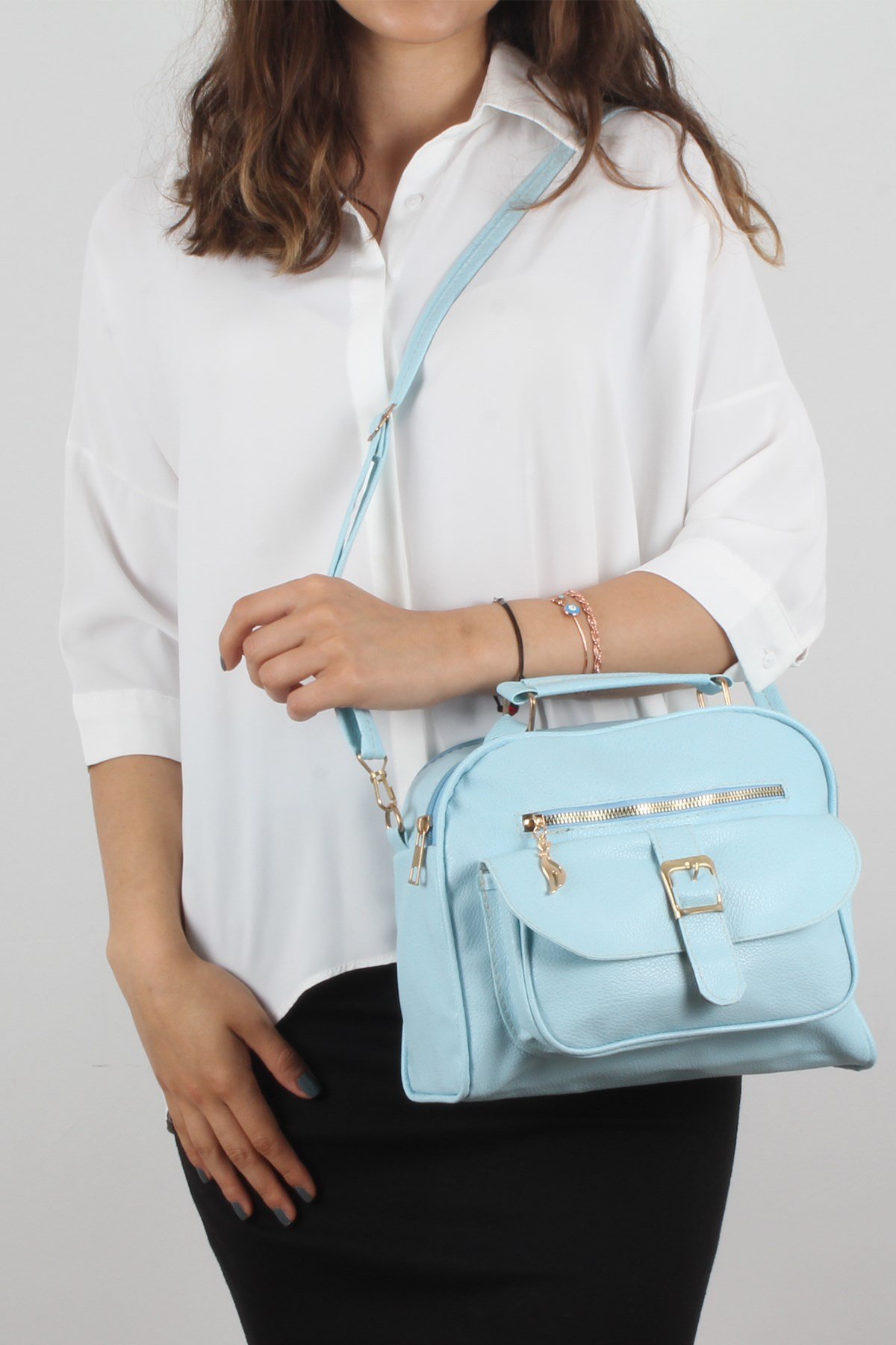 LWE20295-SLuwweLuwwe Bag'sSiyah Kadın El ve Omuz Çantası (LWE20295-S)