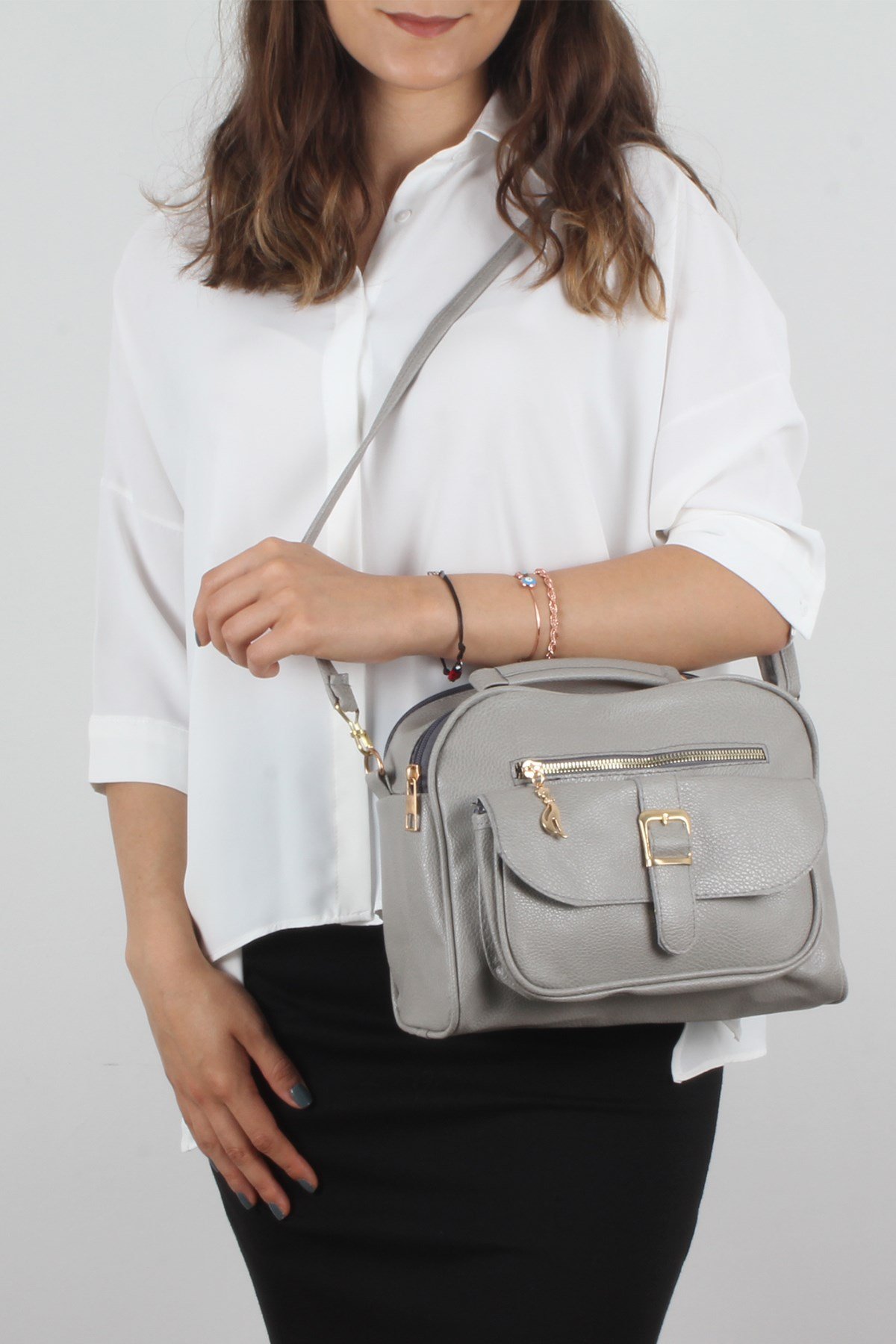 LWE20295-SLuwweLuwwe Bag'sSiyah Kadın El ve Omuz Çantası (LWE20295-S)