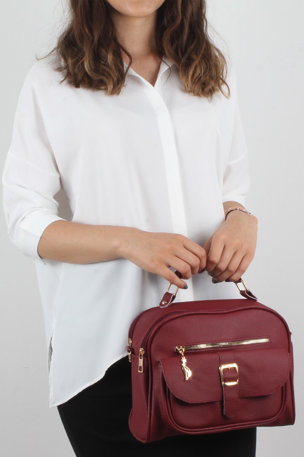 LWE20295-SLuwweLuwwe Bag'sSiyah Kadın El ve Omuz Çantası (LWE20295-S)