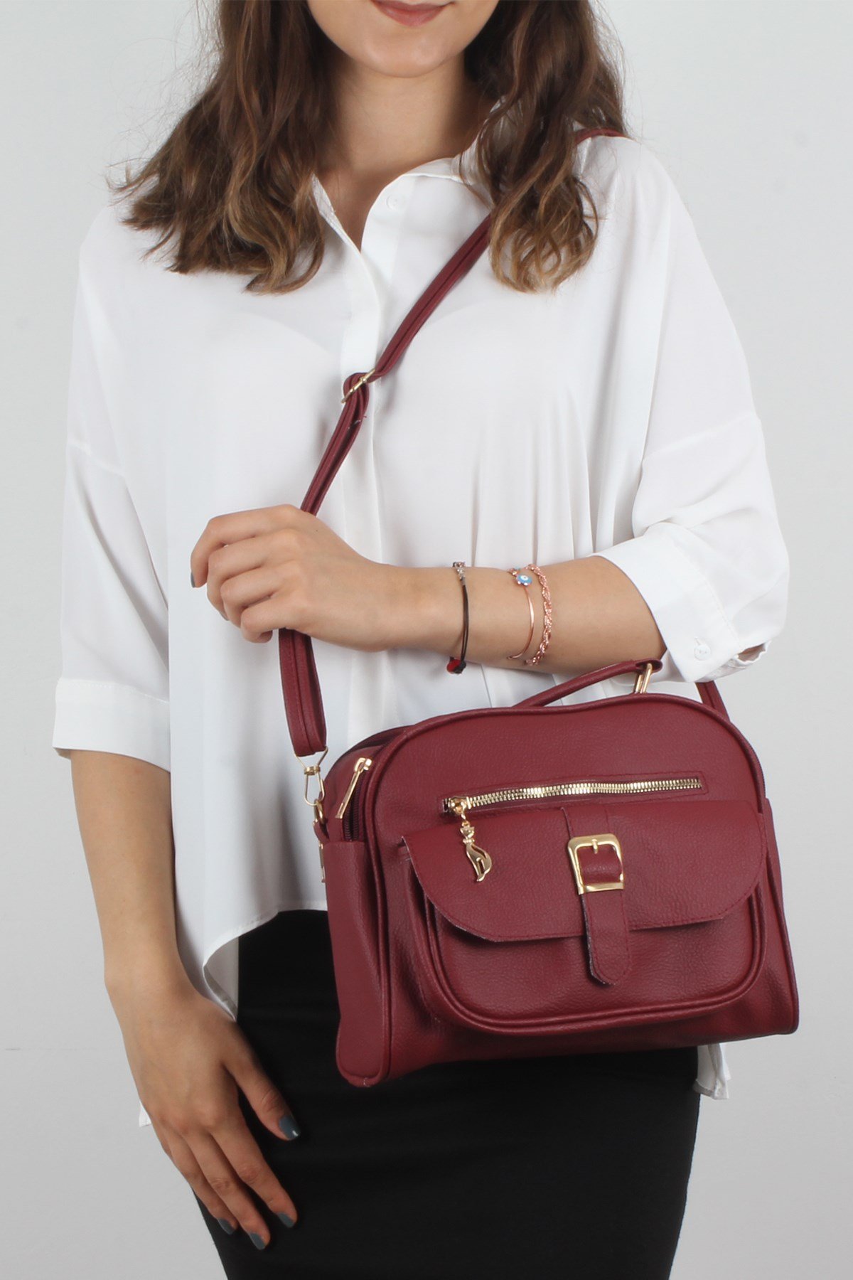 LWE20295-SLuwweLuwwe Bag'sSiyah Kadın El ve Omuz Çantası (LWE20295-S)