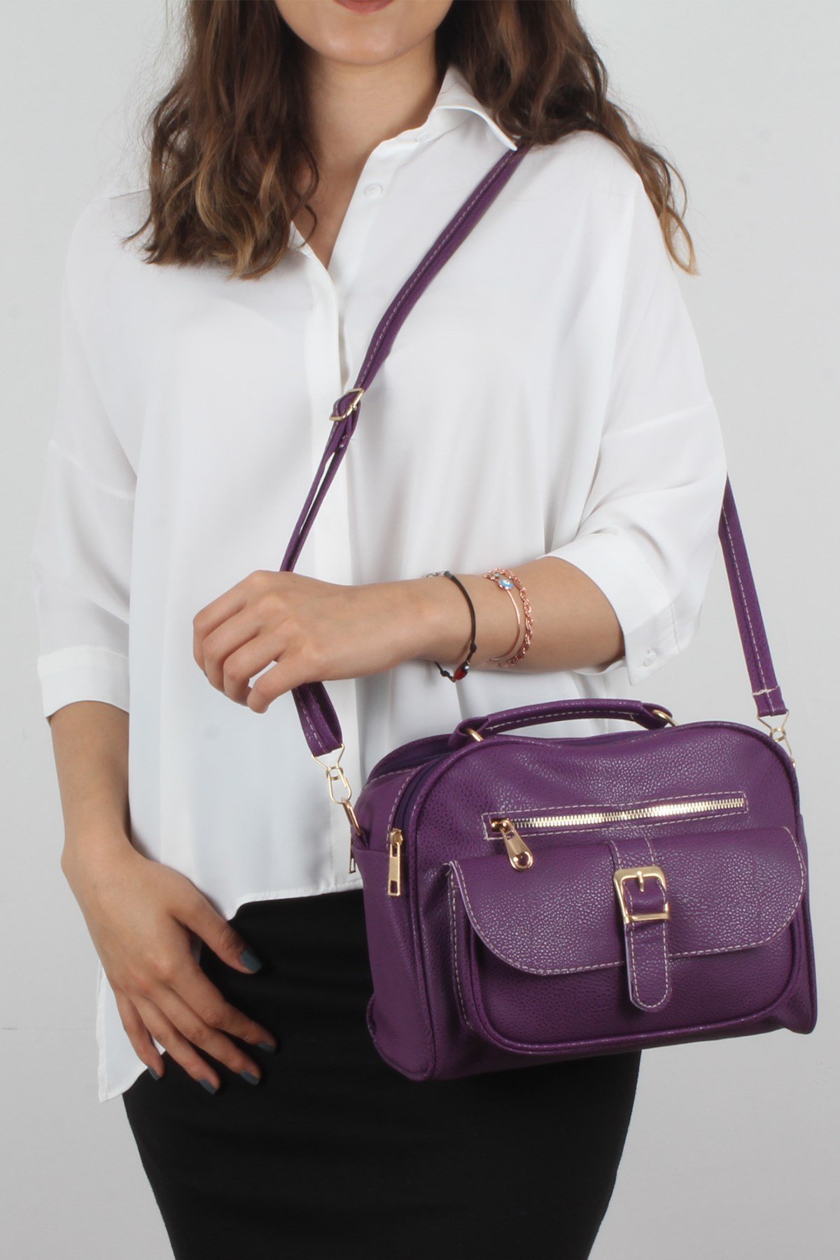 LWE20295-SLuwweLuwwe Bag'sSiyah Kadın El ve Omuz Çantası (LWE20295-S)