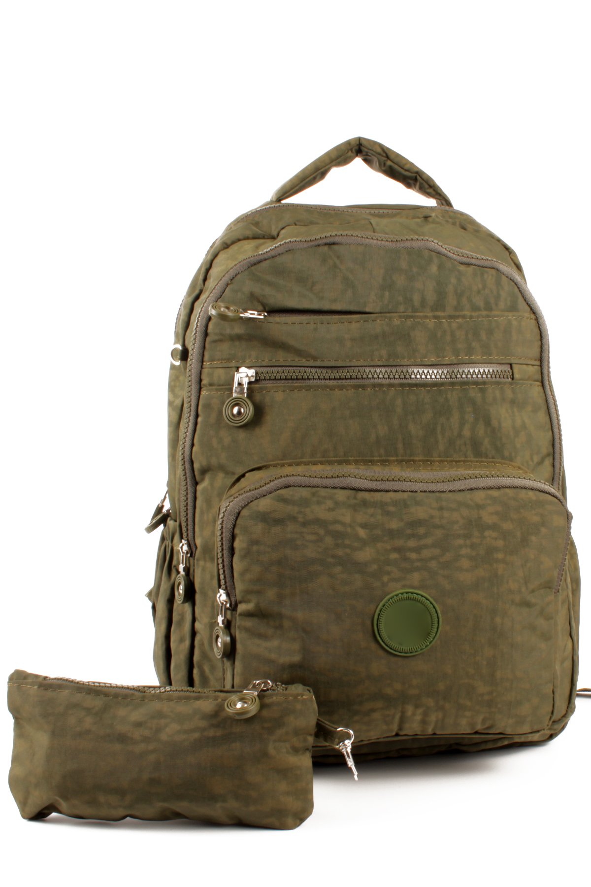 LWE1773-SyhTalhaLuwwe Bag'sUnisex Laptop Tablet Bölmeli Beş Fermuarlı Bölmeli Su Geçirmez Sırt ve Askısı Destekli Cüzdan Hediyeli Okul ve Günlük Sırt Çantası (1773)