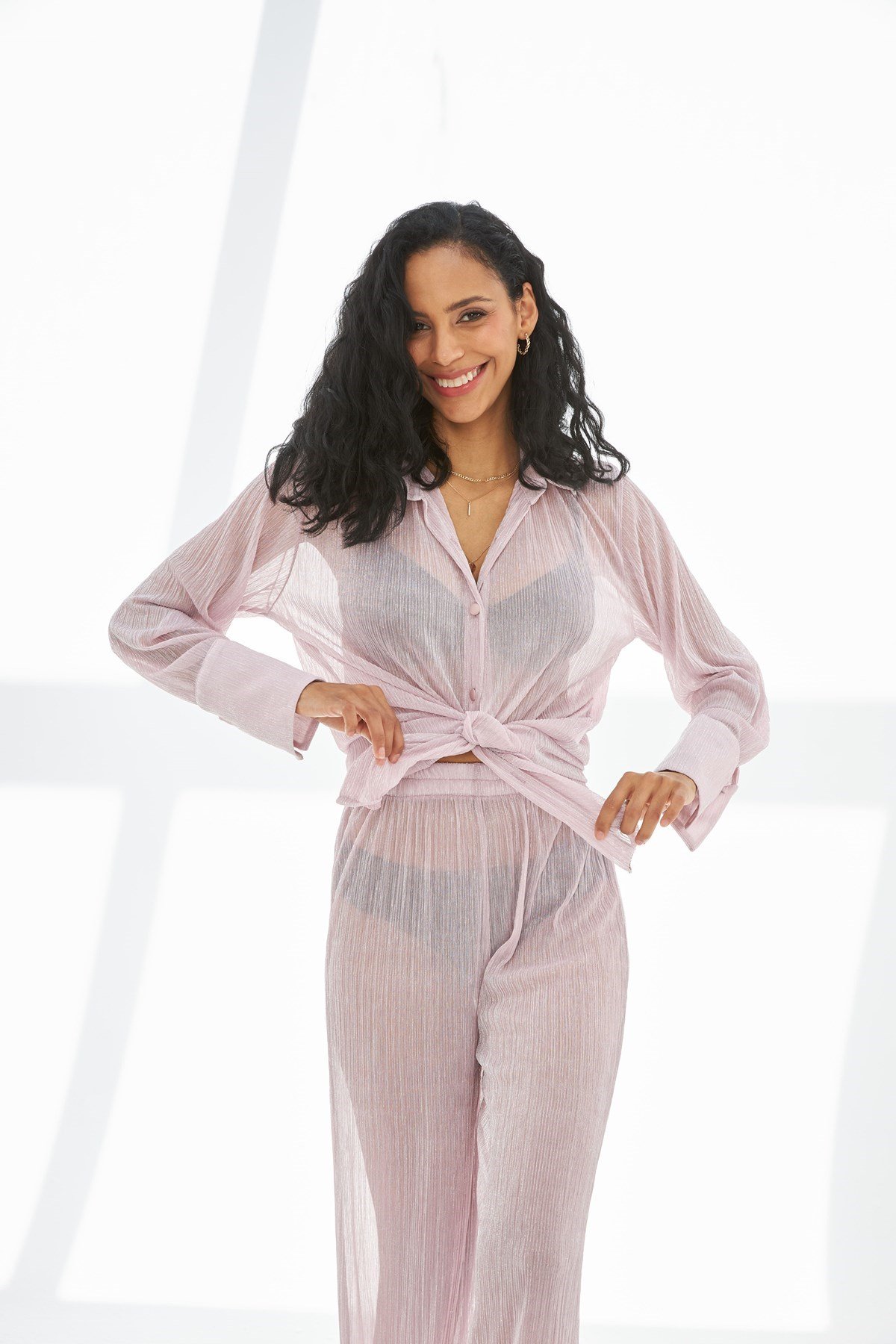 Penelope Transparan Pijama Takımı