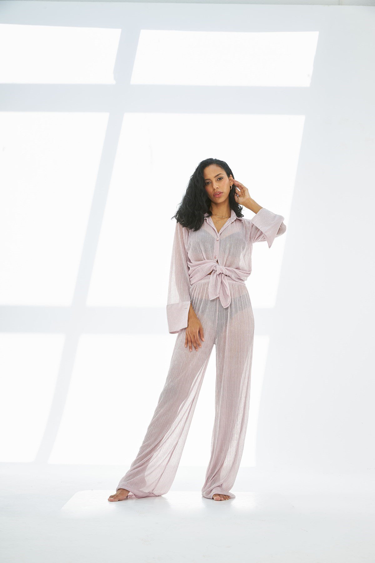 Penelope Transparan Pijama Takımı
