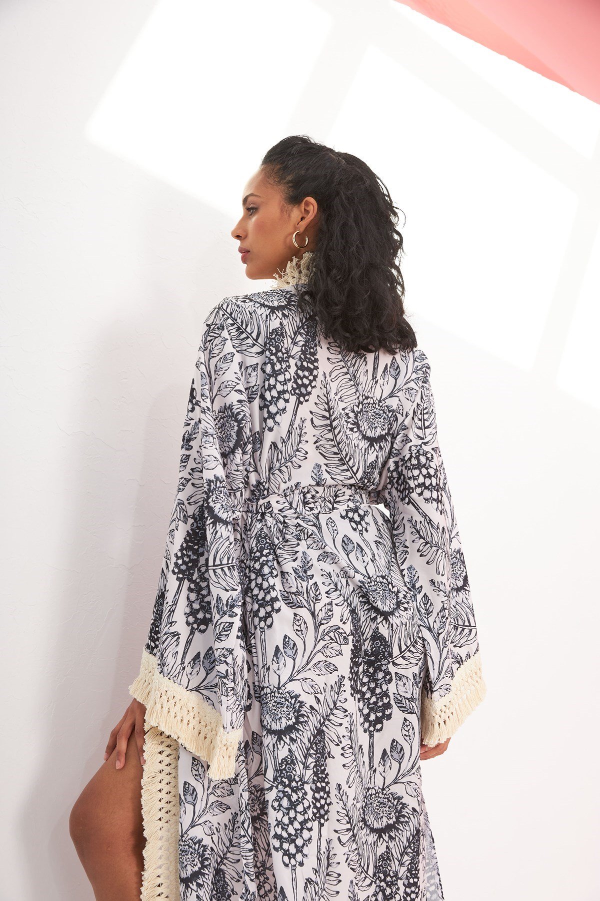 Valeria Çiçek Desenli Kimono