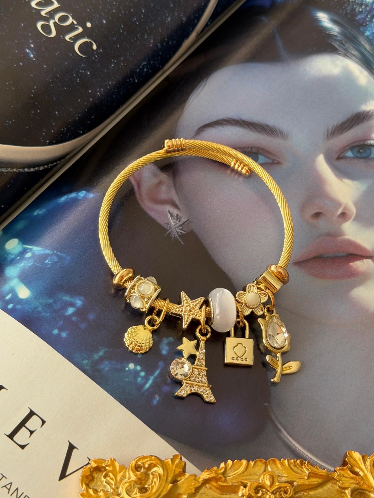 ÖZEL SERİ ÇOKLU CHARM MODEL PARİS MODEL BİLEKLİK
