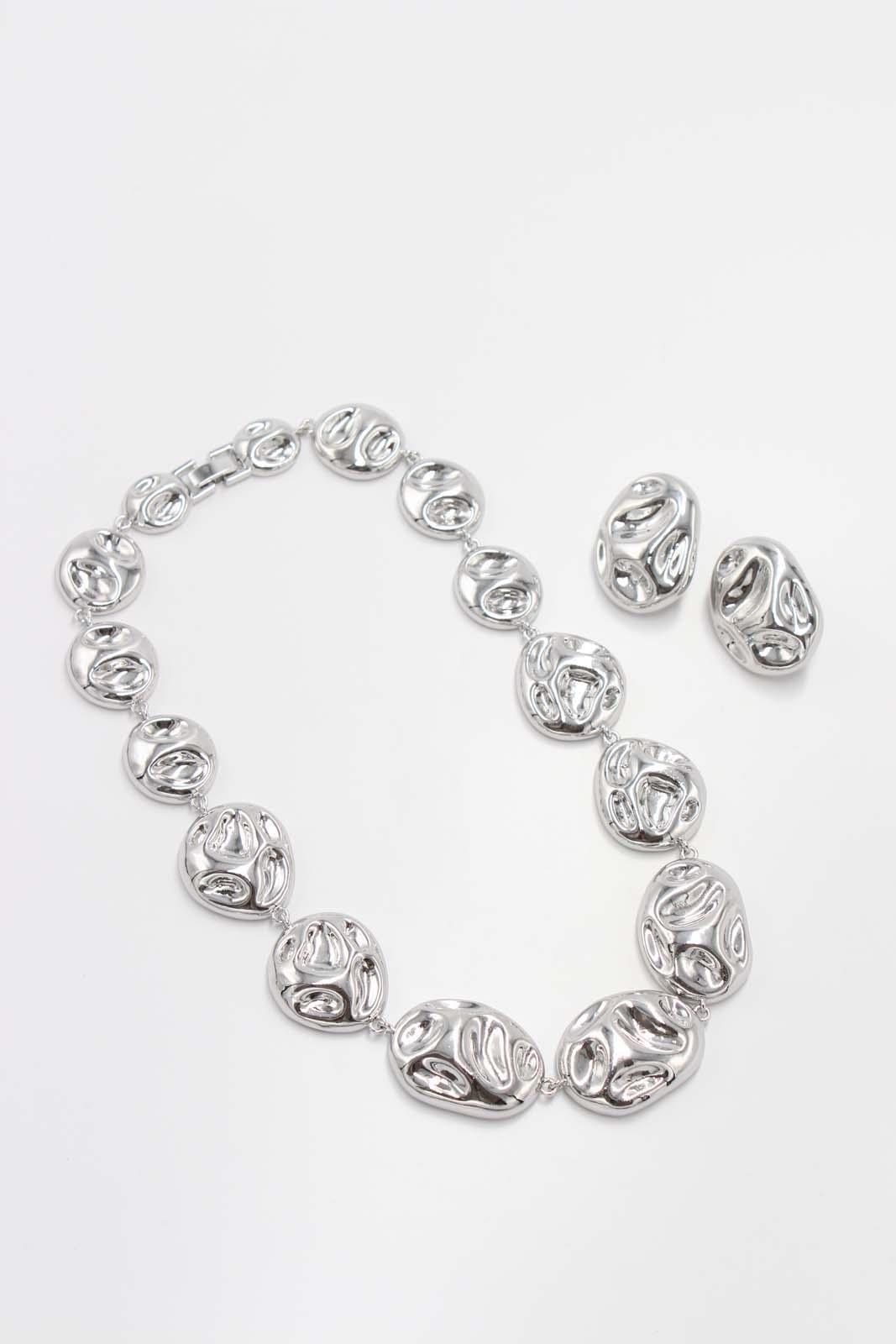 VIP ÖZEL SERİ BUBBLE SILVER KOLYE