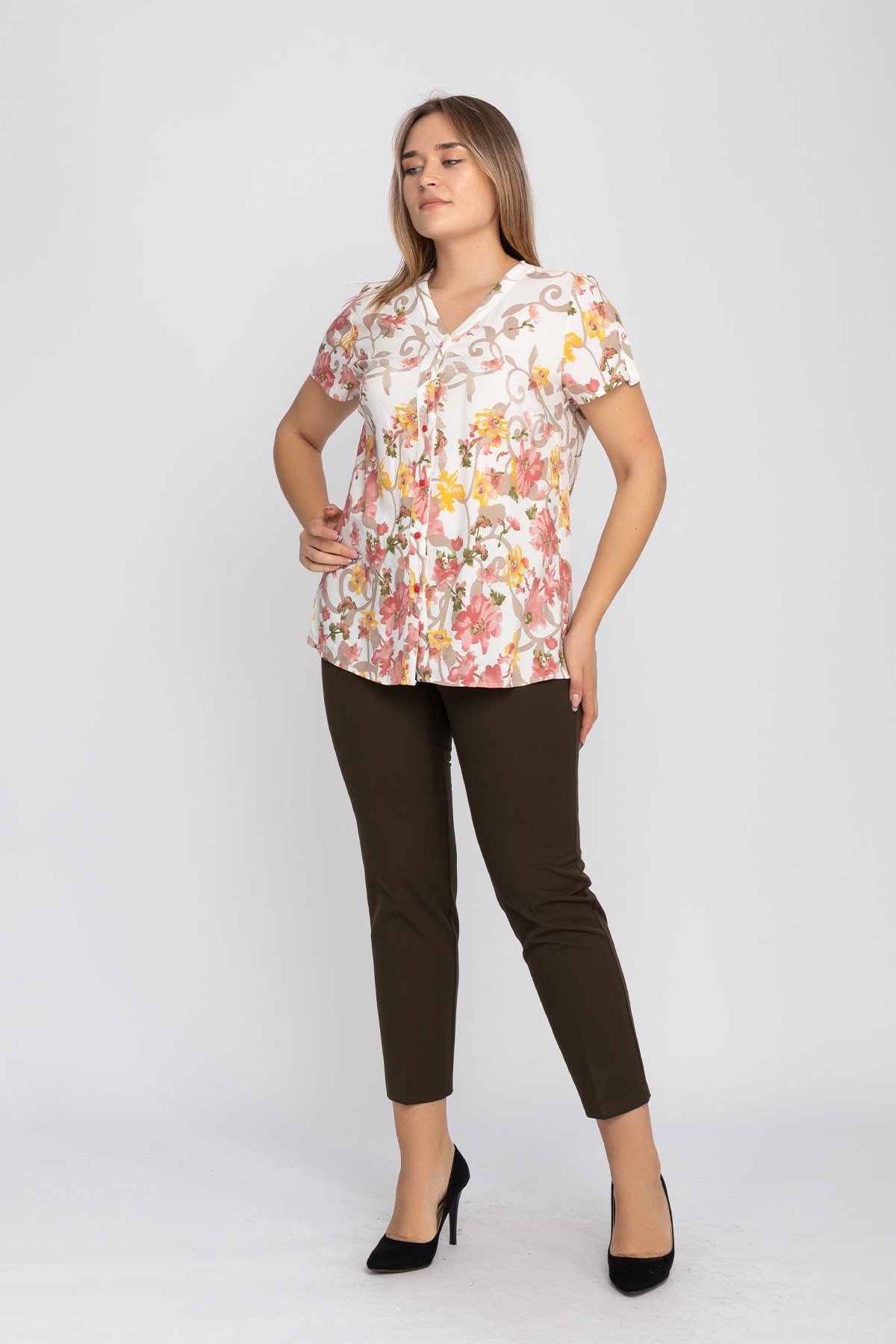 11393 Toka Detay Kumaş Pantolon