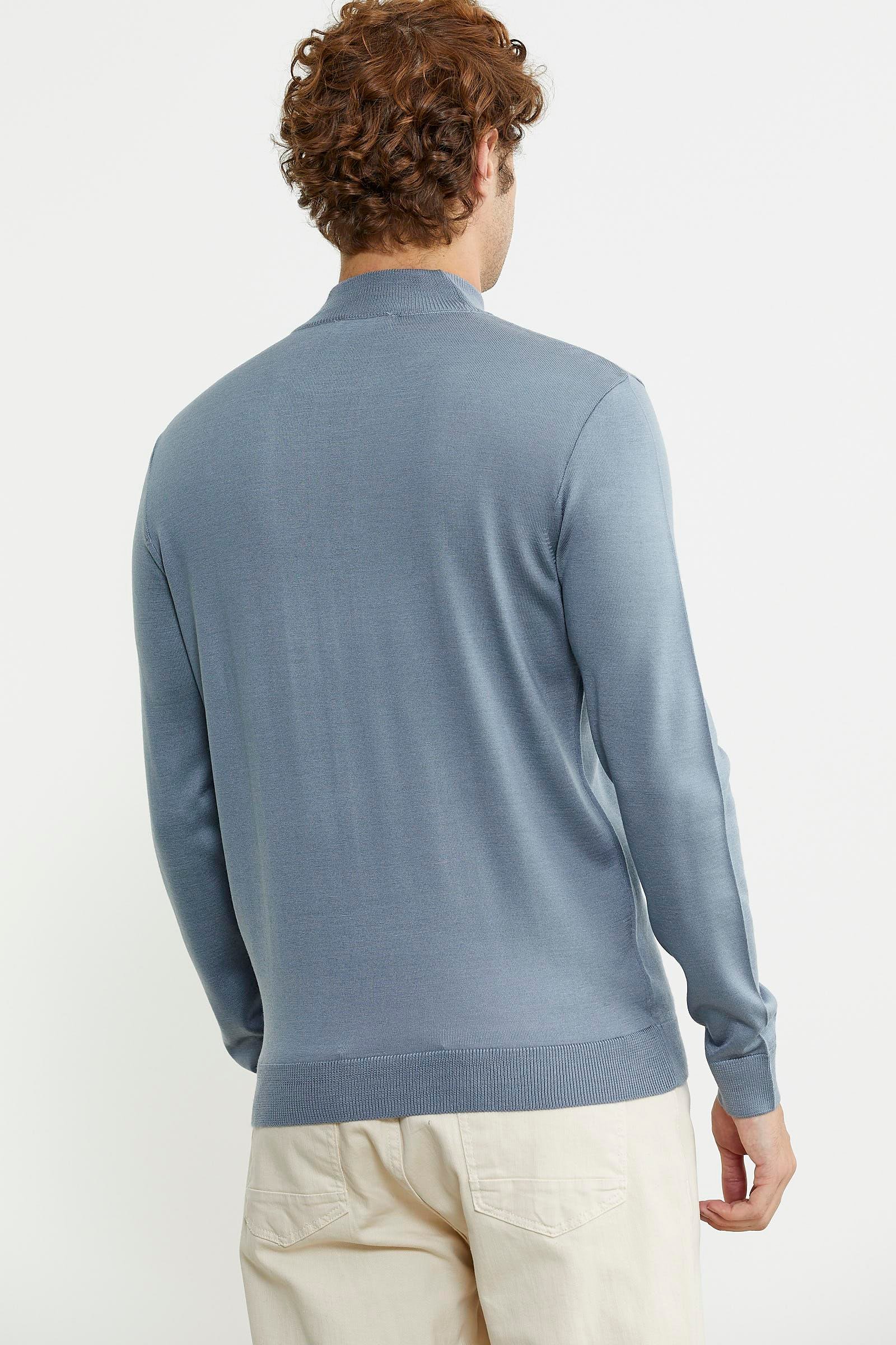 12108 Yarım Balıkçı Yünlü Triko Erkek Kazak