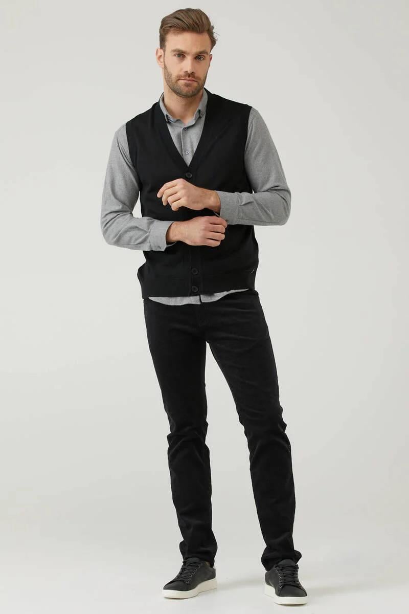 14226 Vyaka Düğmeli Erkek Triko Yelek