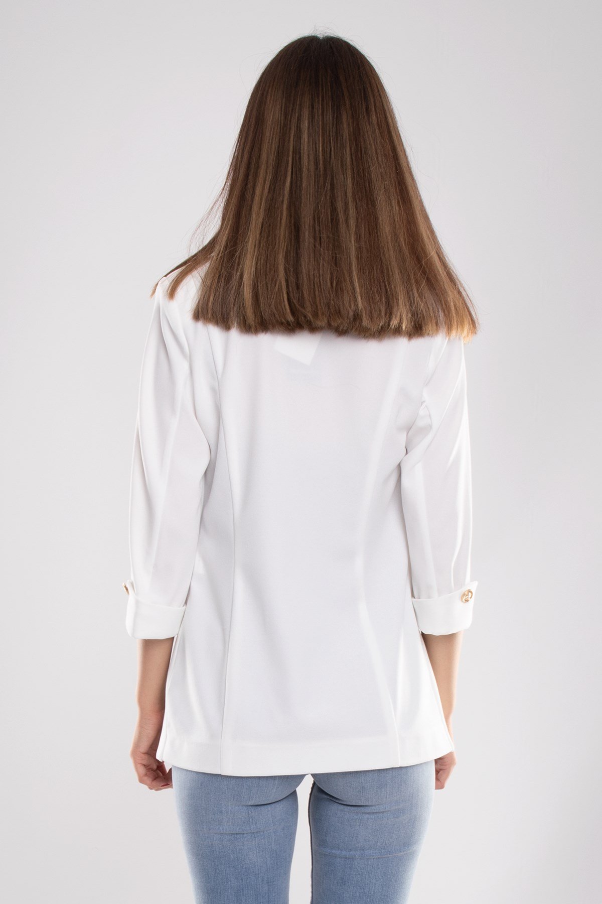 1825 Truvakar Kol Gold Düğmeli Blazer Ceket