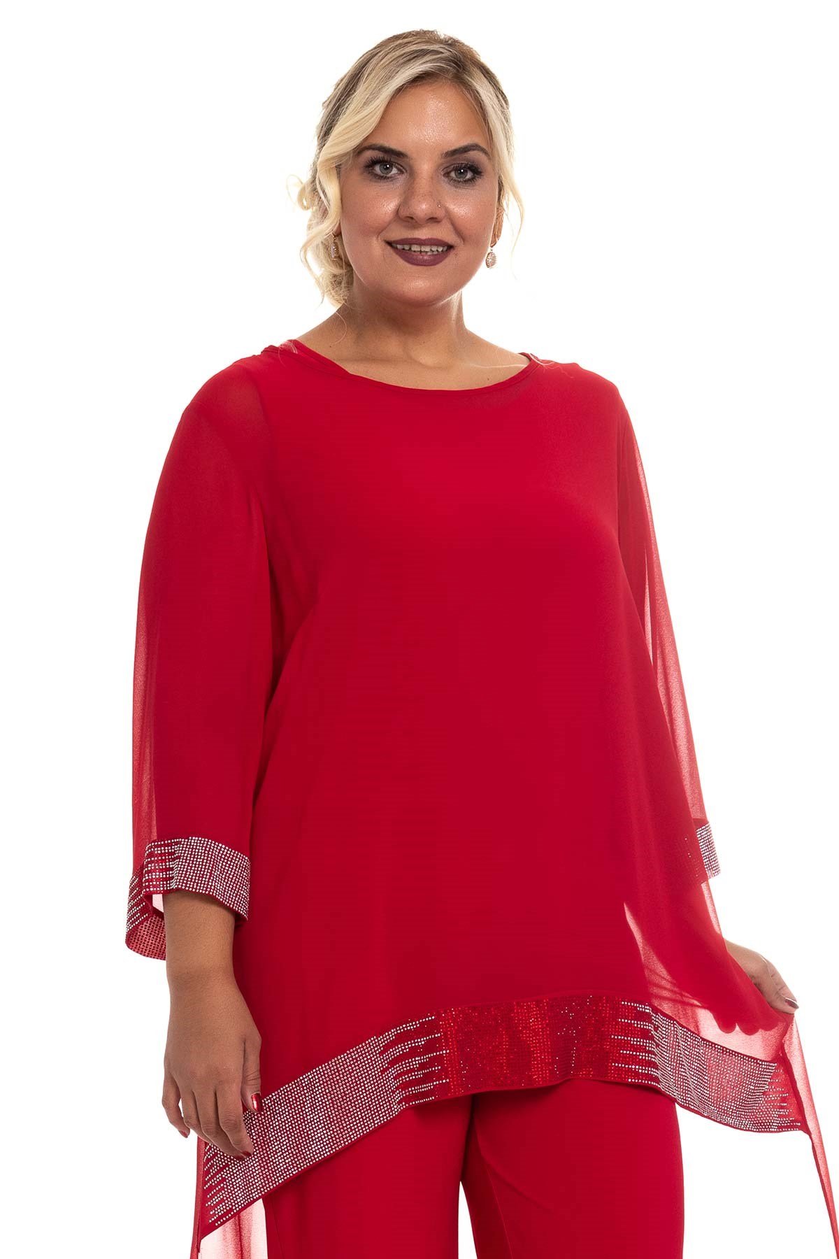 1901 BB Pelerinli Taş Baskılı Tulum