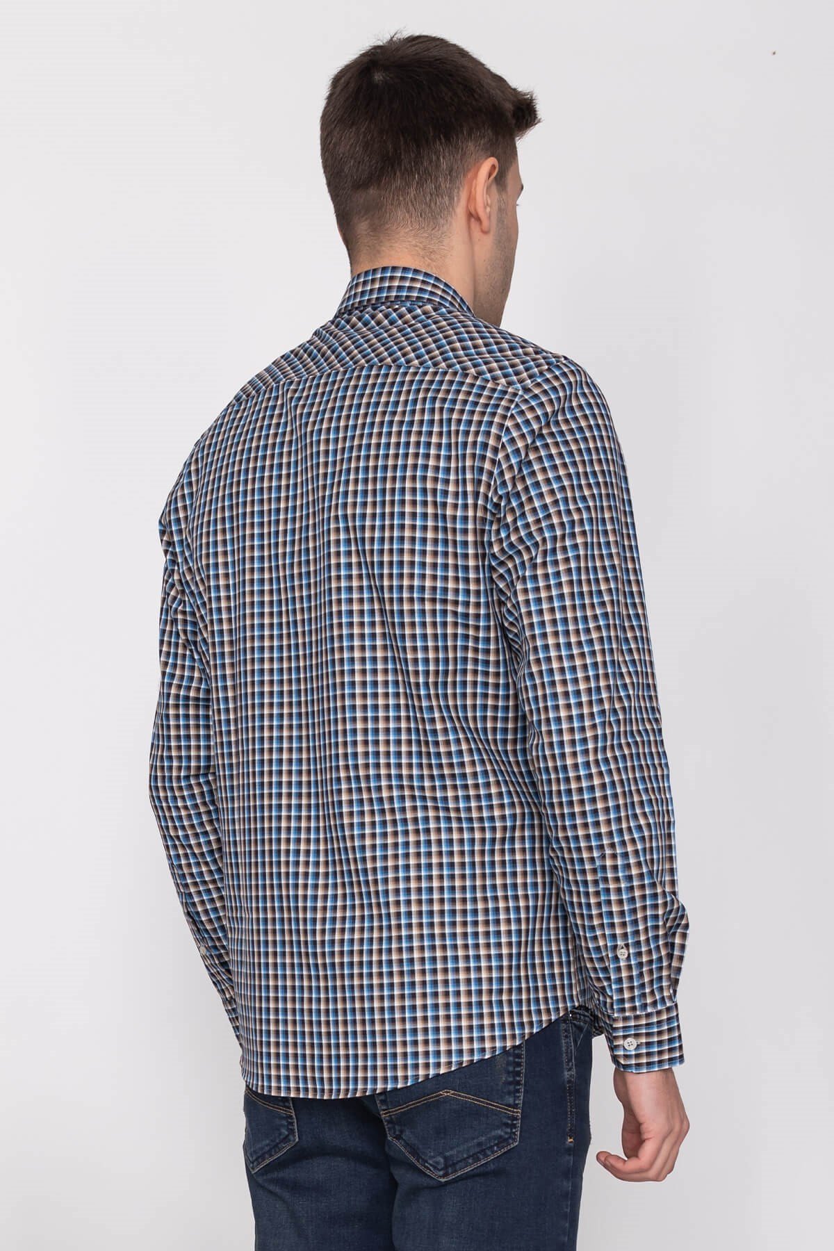 2078 SF ERTEN PİTİKARELİ GÖMLEK