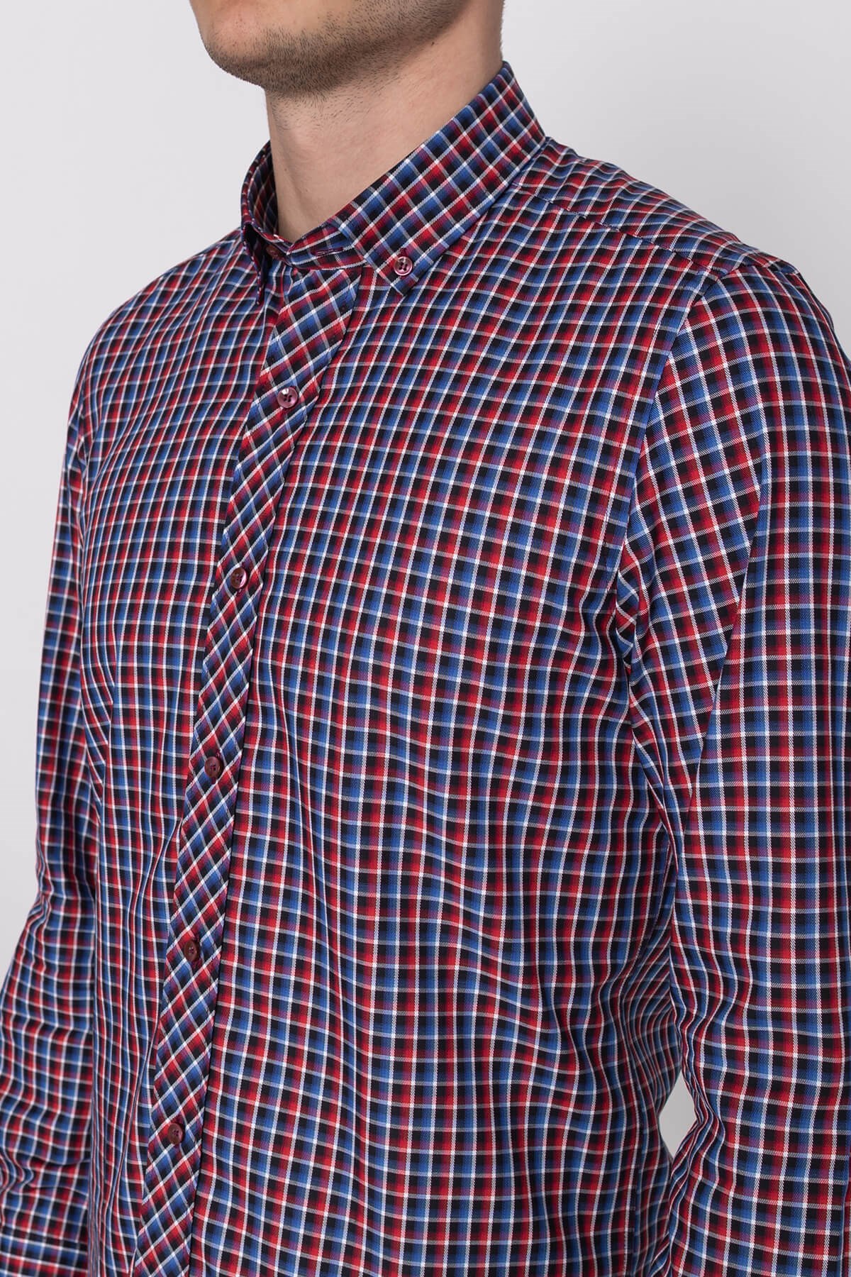 2078 SF ERTEN PİTİKARELİ GÖMLEK