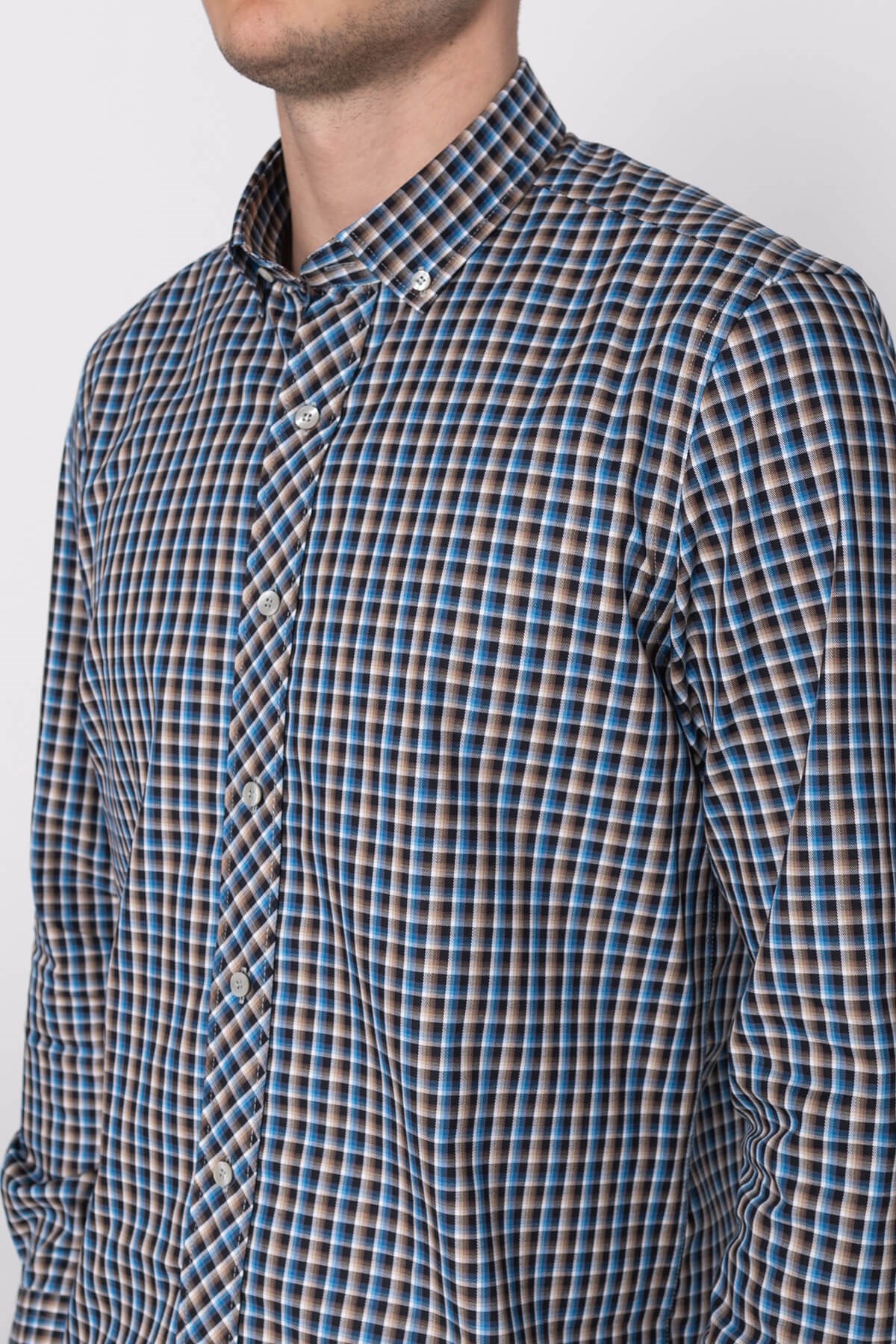 2078 SF ERTEN PİTİKARELİ GÖMLEK