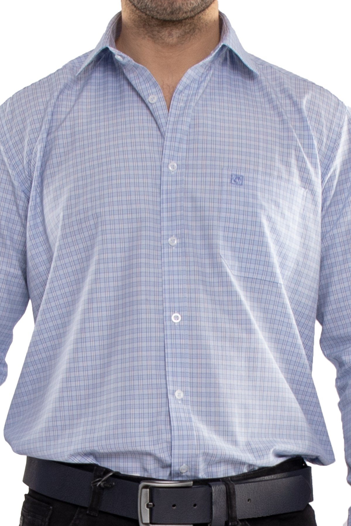 243 Ekose Klasik UzunKol Erkek Gömlek