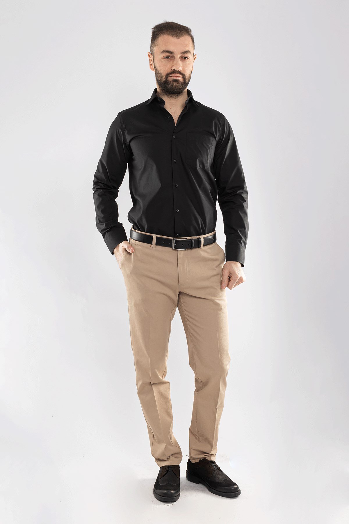 3000 VİP Oksford Klasik Uzun Kol Gömlek