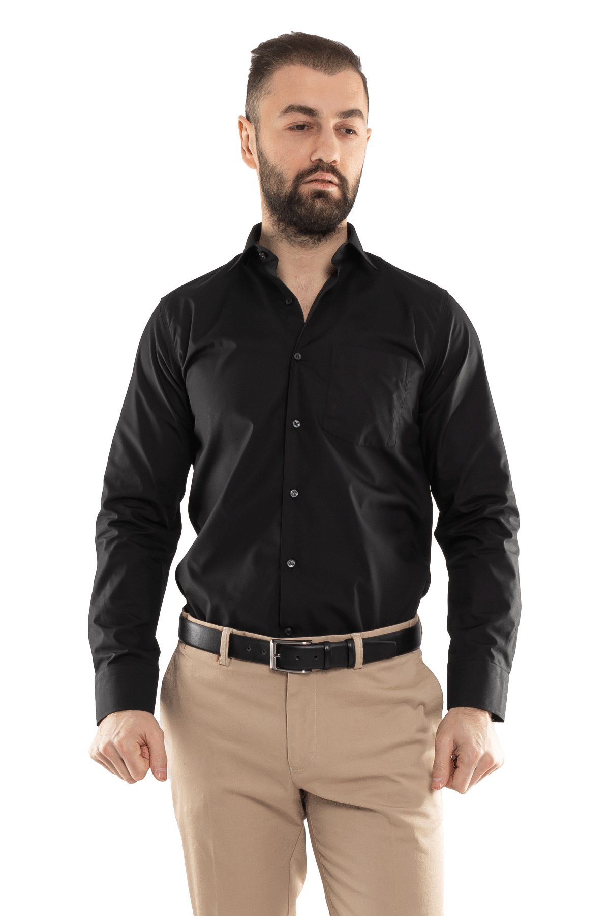 3000 VİP Oksford Klasik Uzun Kol Gömlek