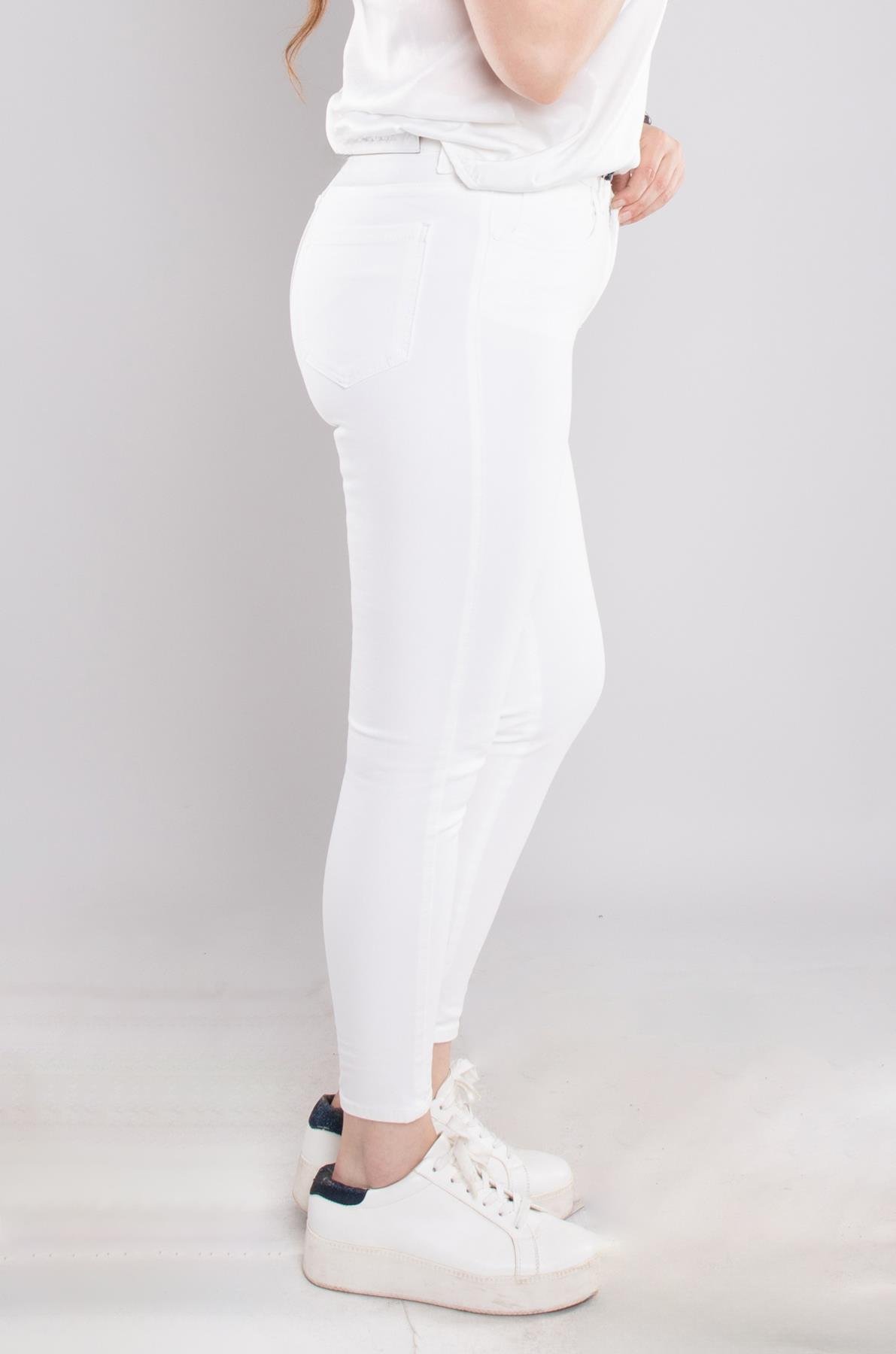 315 Büyük Beden Narnia Düz Kot Pantolon