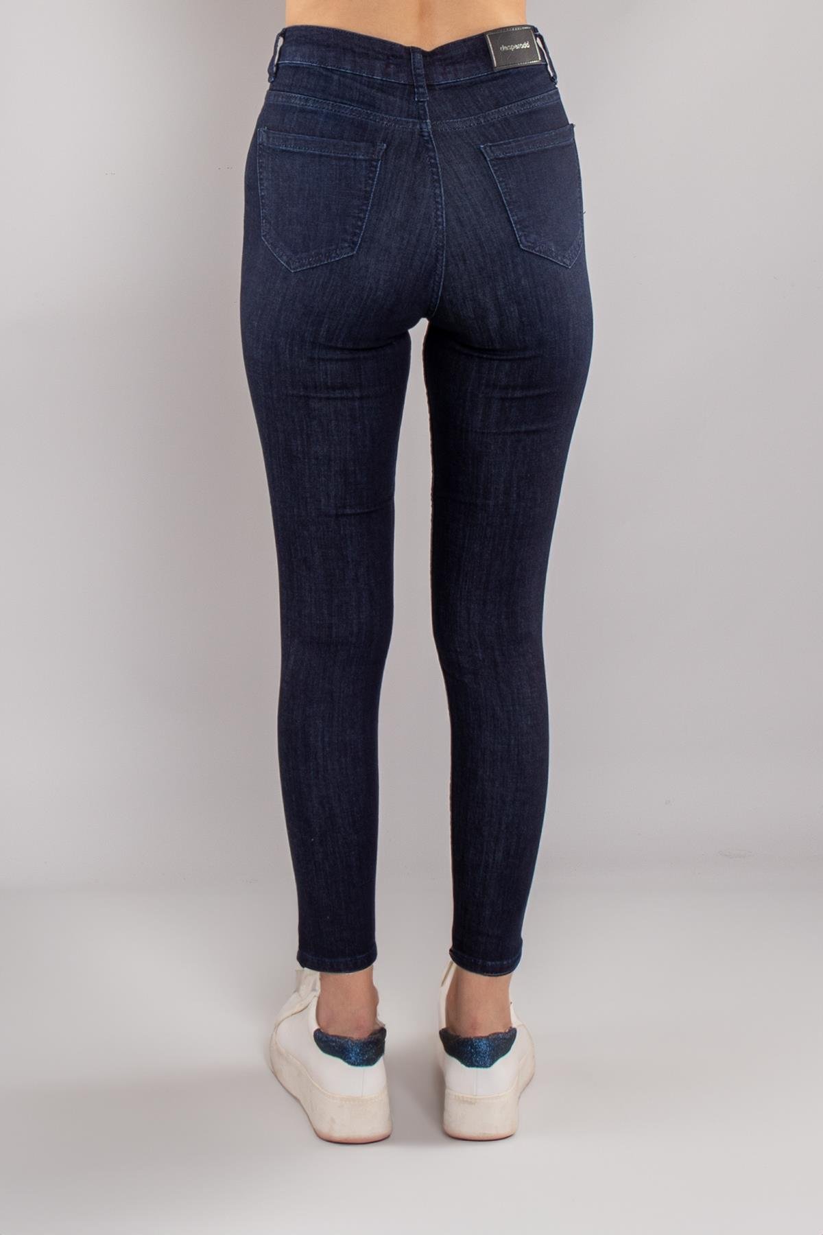 315 Narnia Düz Yüksek Bel Pamuklu Kadın Pantolon