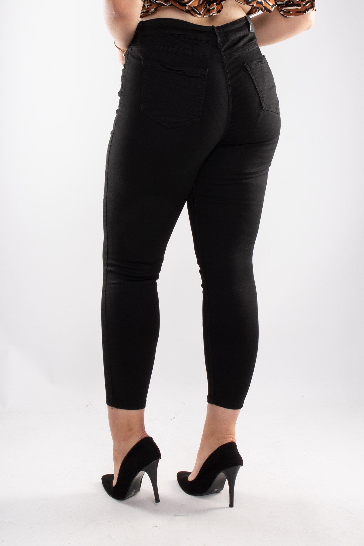 315.07.01 Büyük Beden Narnia Düz Kot Pantolon