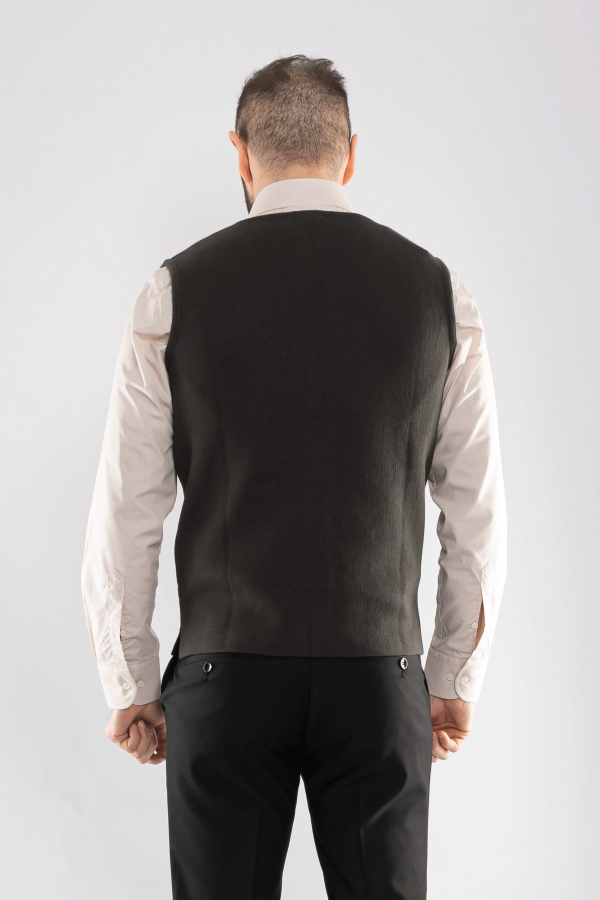 33117 Slimfit V Yaka Pamuklu Triko Erkek Yelek