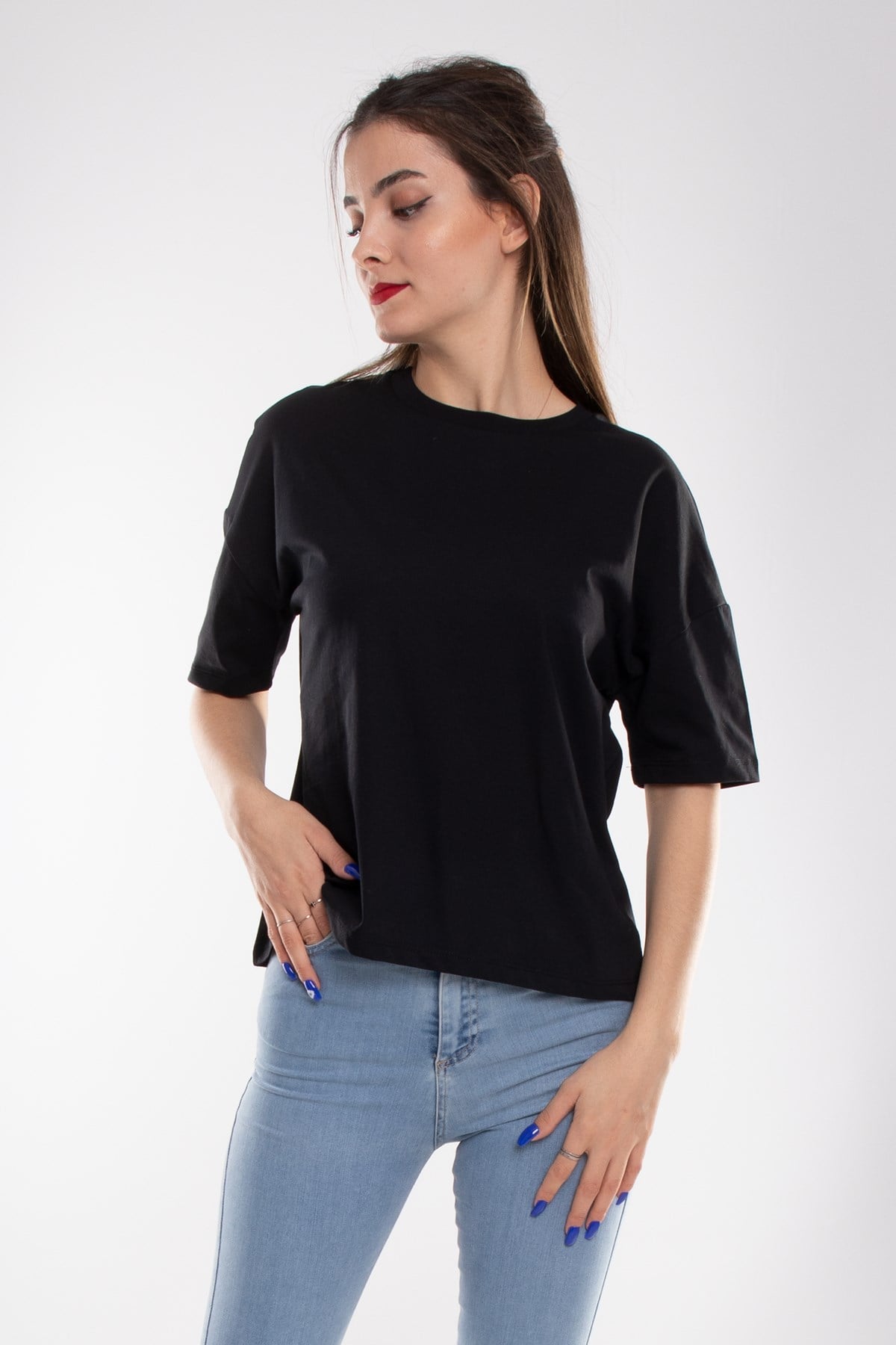 3683 Basic Kadın Tshirt