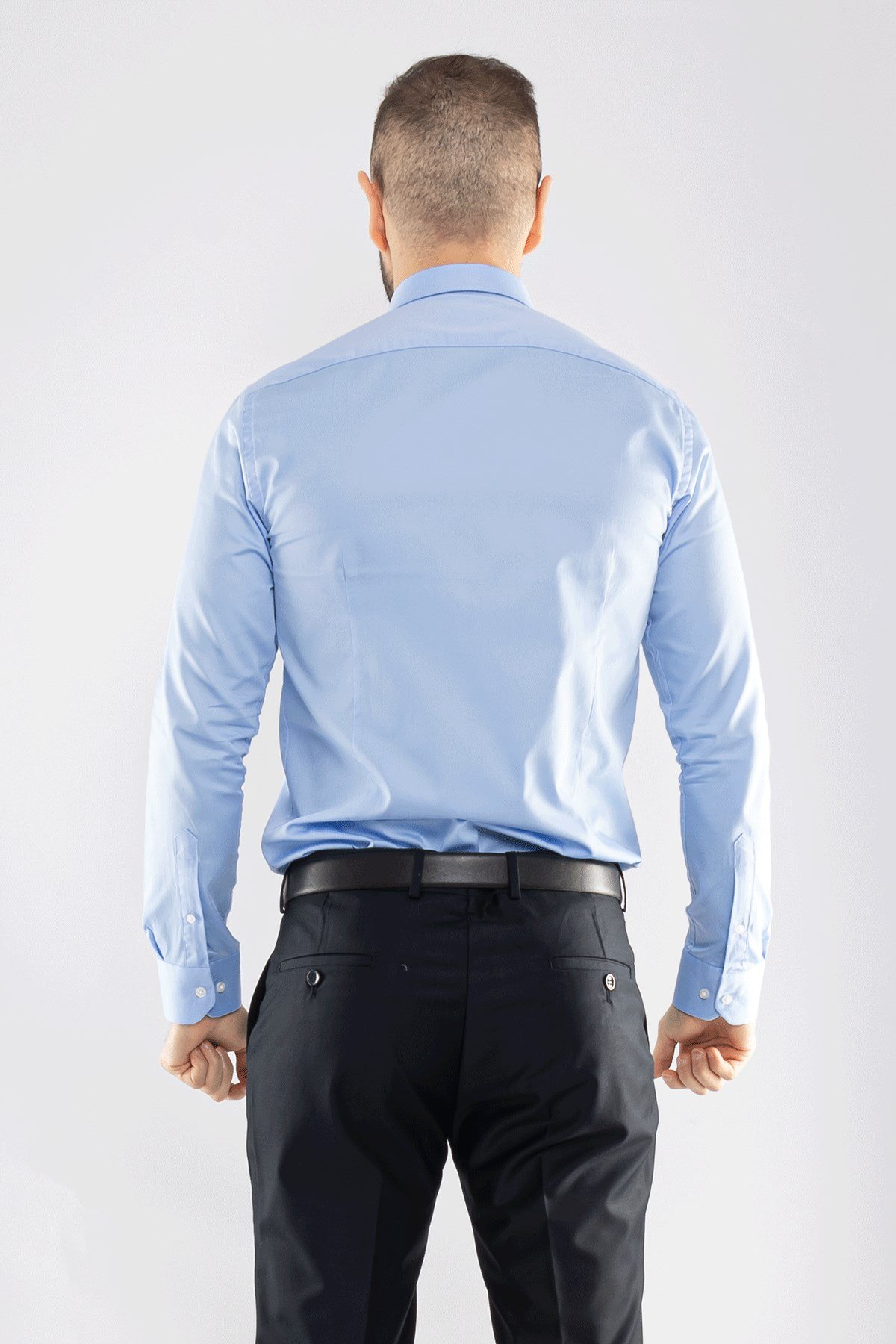 375S Pamuk SlimFit Uzun Kol Gömlek