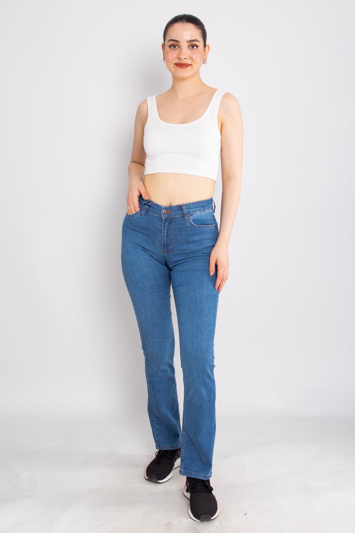 392 Vega Yarım İspanyol Paça Kadın Kot Pantolon