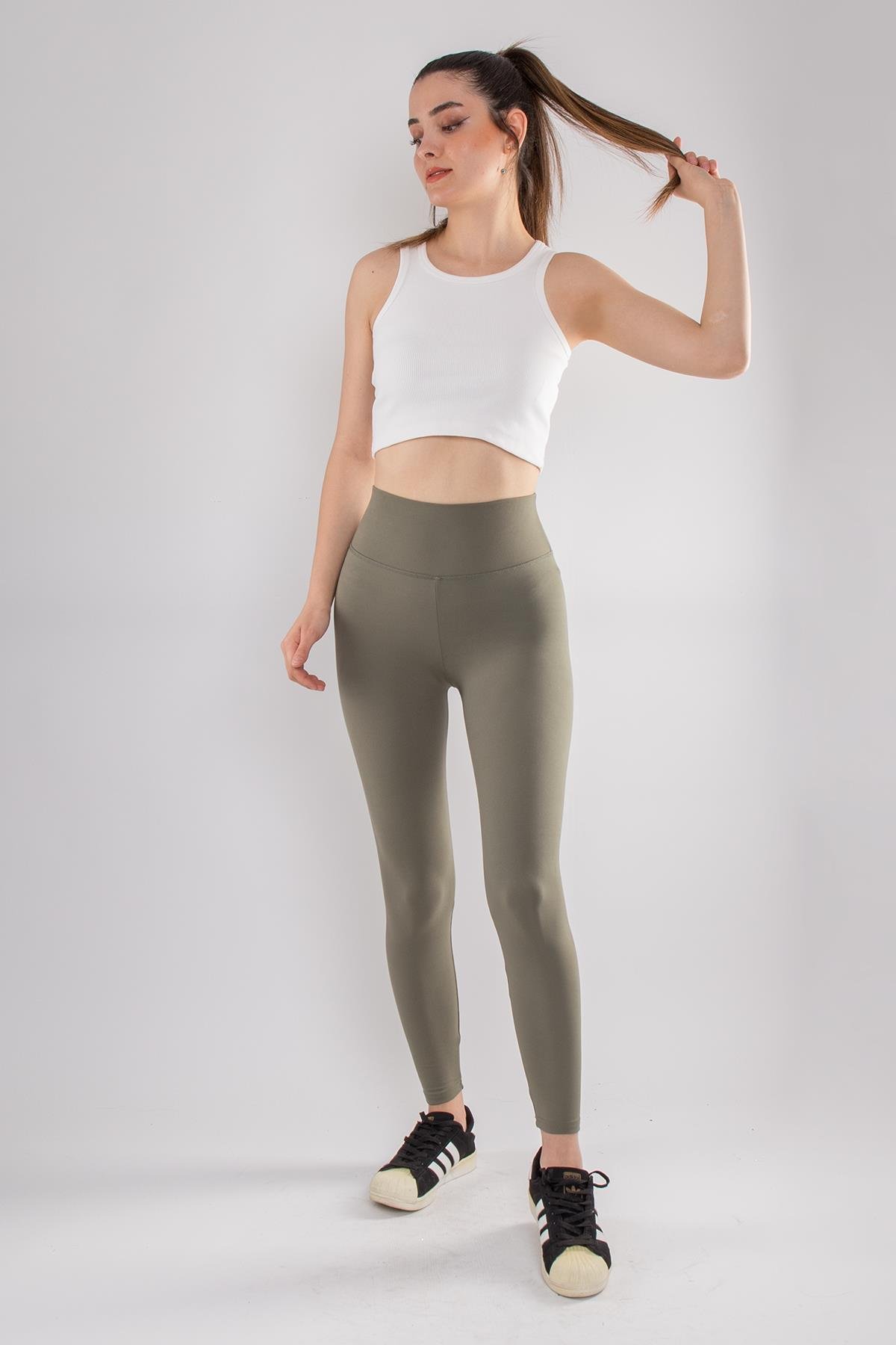 4000 Nanofit Düz Sporcu Tayt