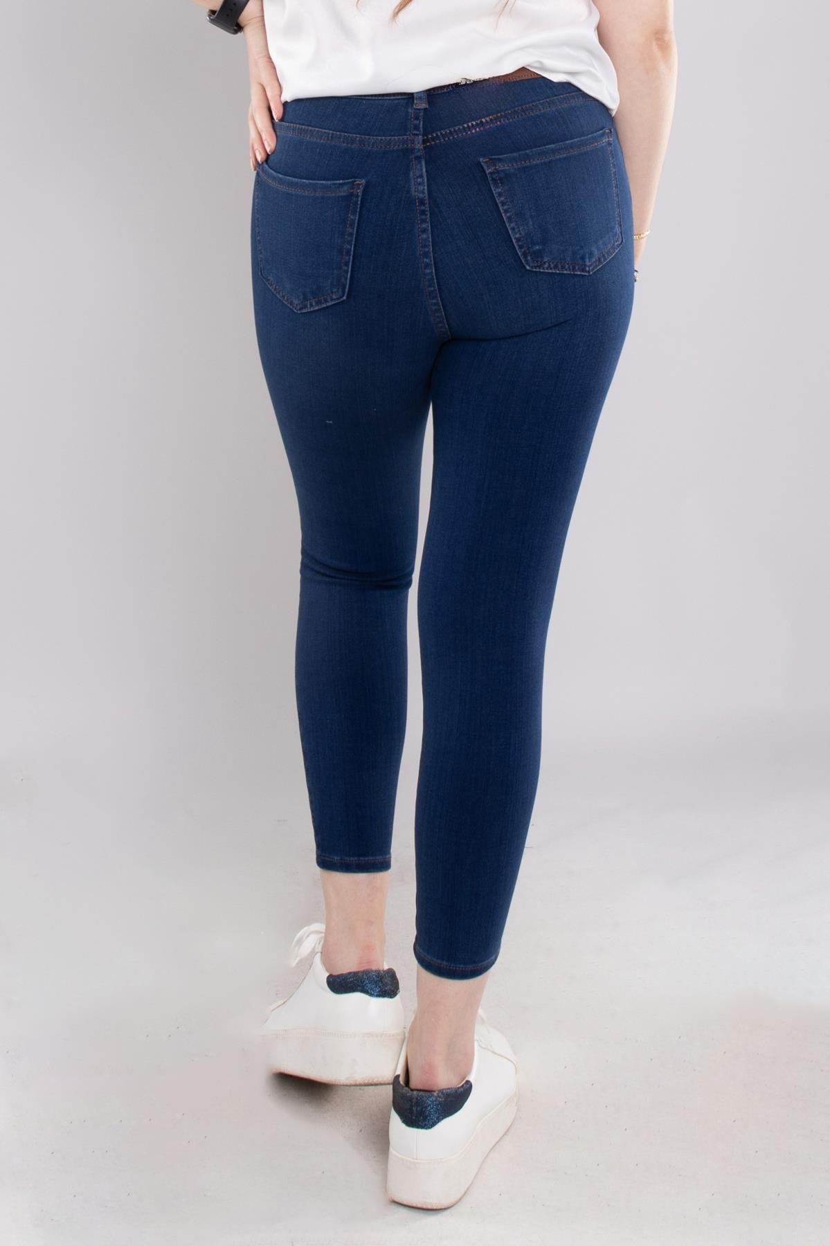 409 Büyük Beden Narnia Yüksek Bel Kadın Pantolon