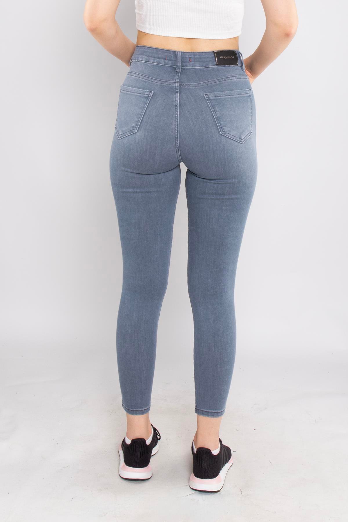 409 Narnia Yüksek Bel Pamuklu Kadın Pantolon