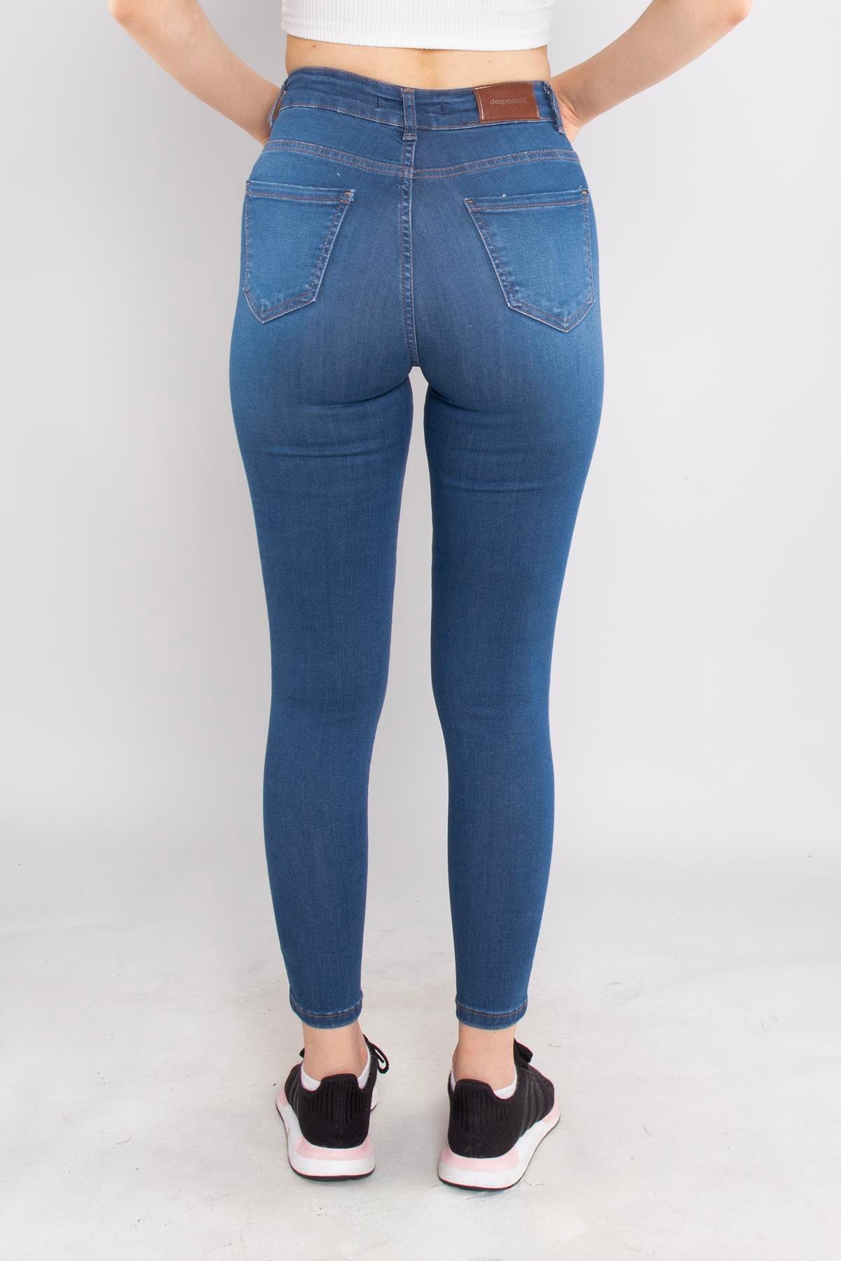 409 Narnia Yüksek Bel Pamuklu Kadın Pantolon