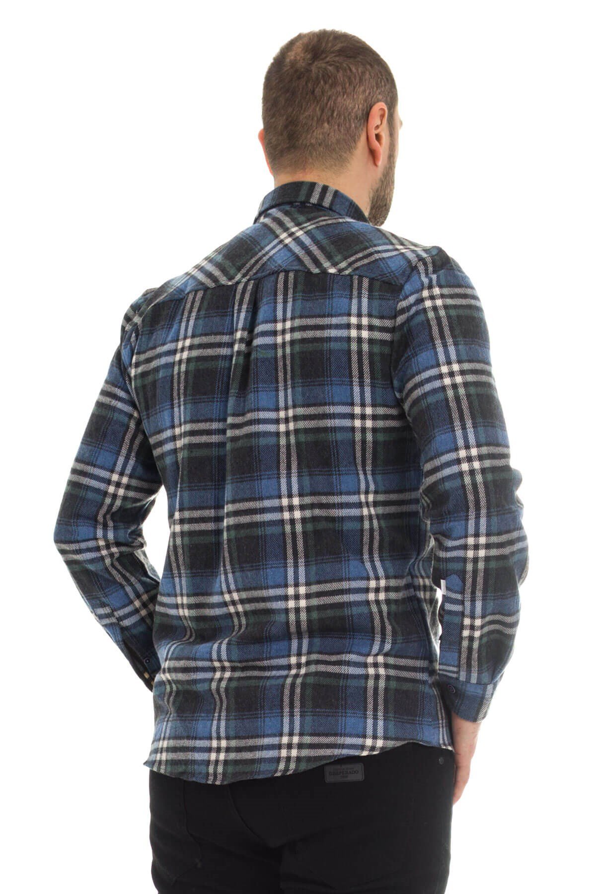 4339 Erten Oduncu Bossa Yaka Düğmeli Klasik Gömlek