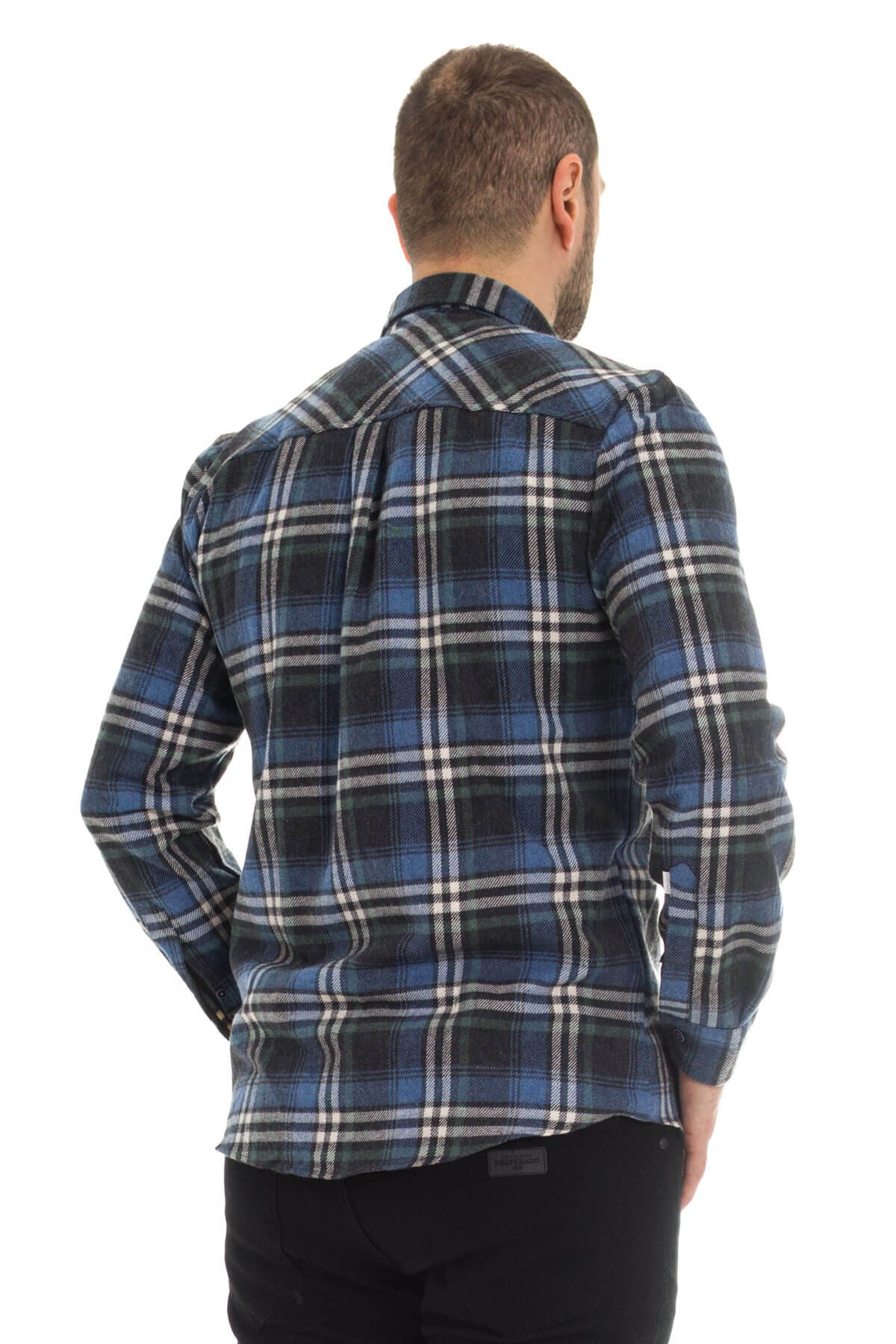 4339 Erten Oduncu Bossa Yaka Düğmeli Klasik Gömlek