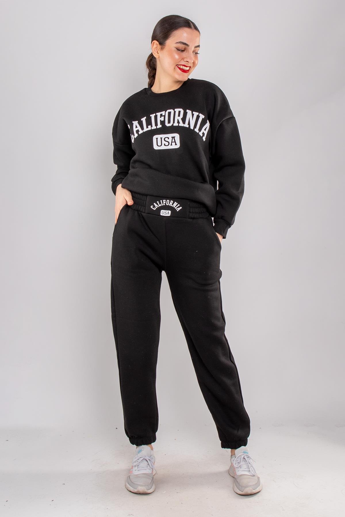 5089 California İiçi Şardonlu Sweat Eşofman Takım