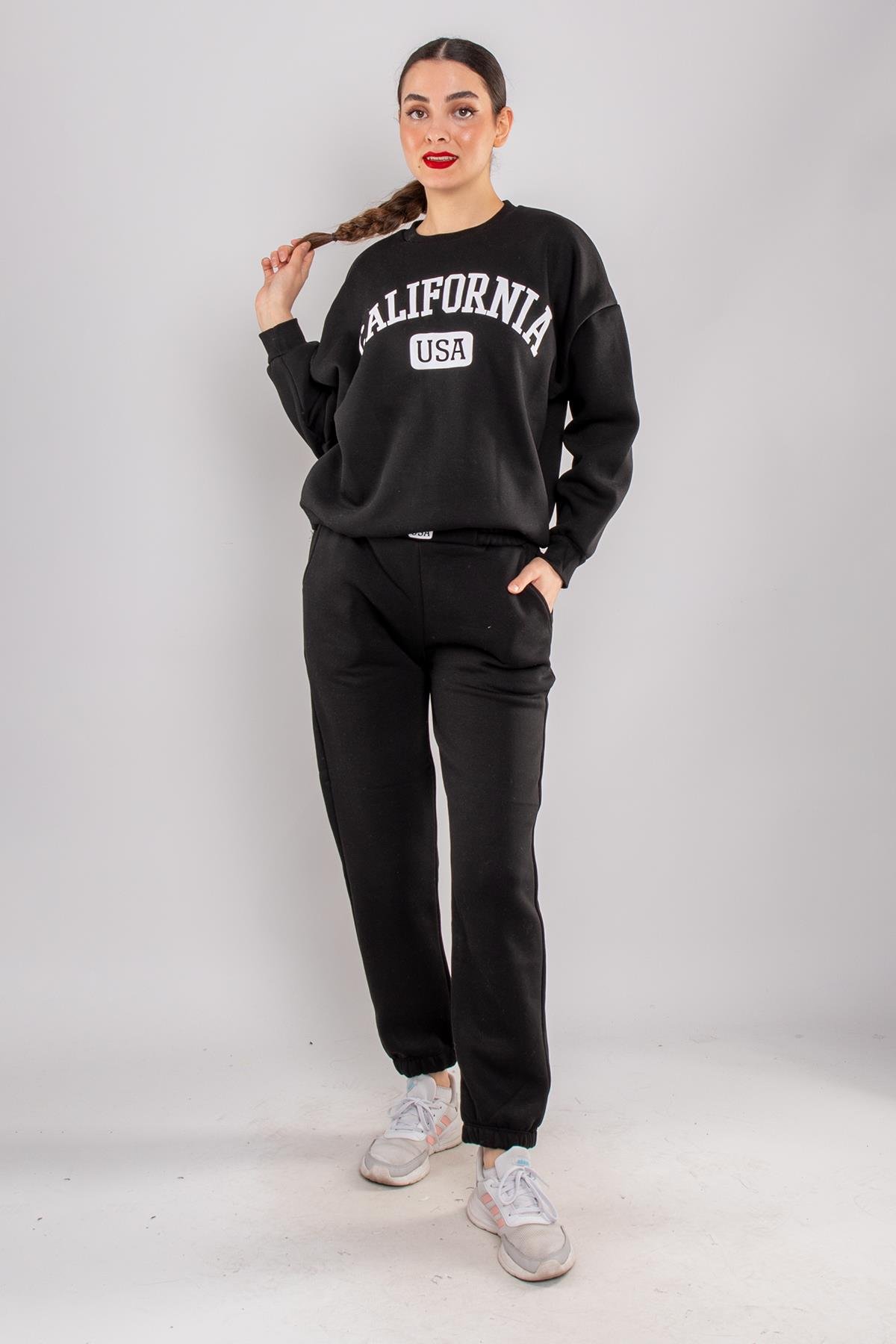 5089 California İiçi Şardonlu Sweat Eşofman Takım