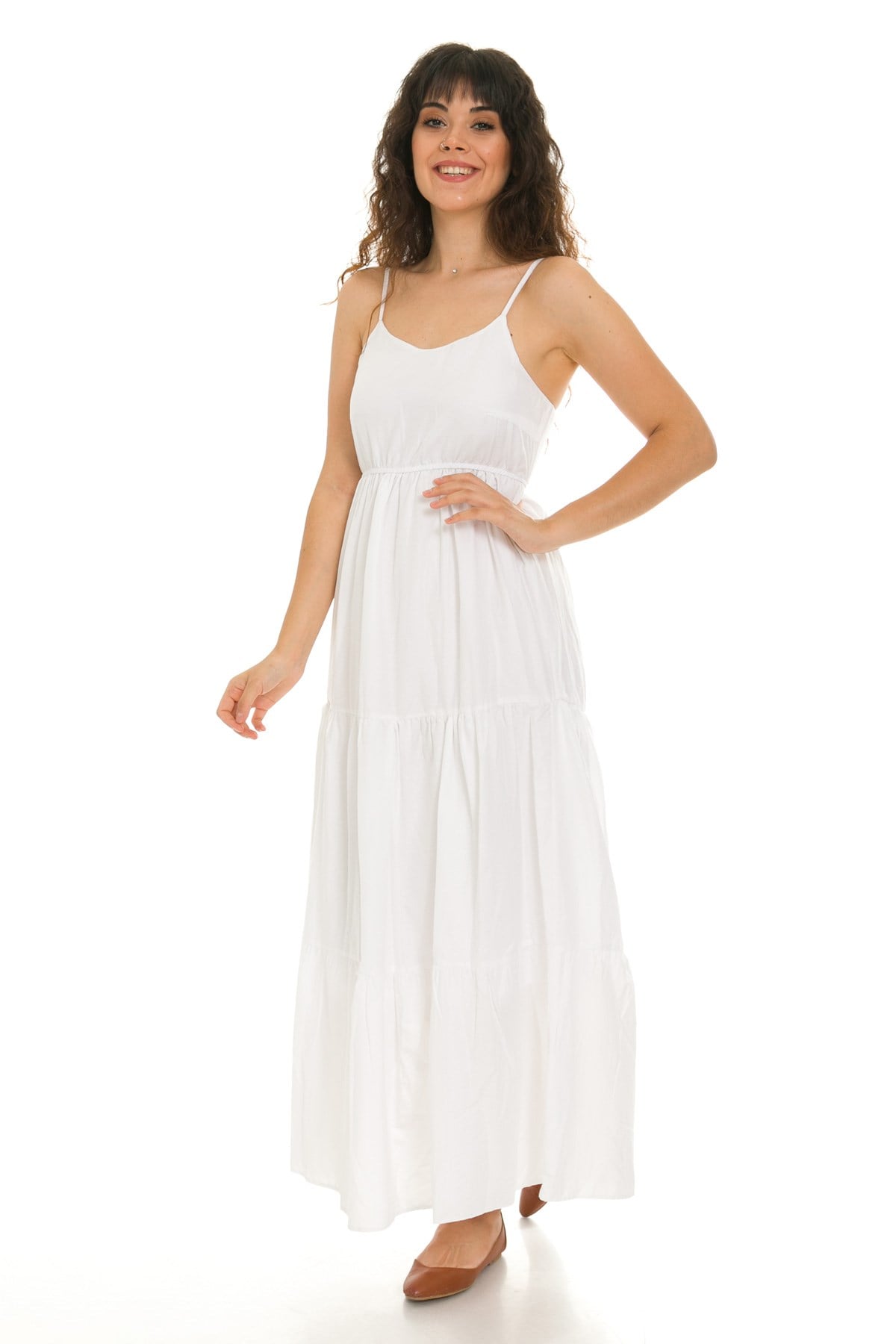 51078 VUAL ÇİNGENE ELBİSE