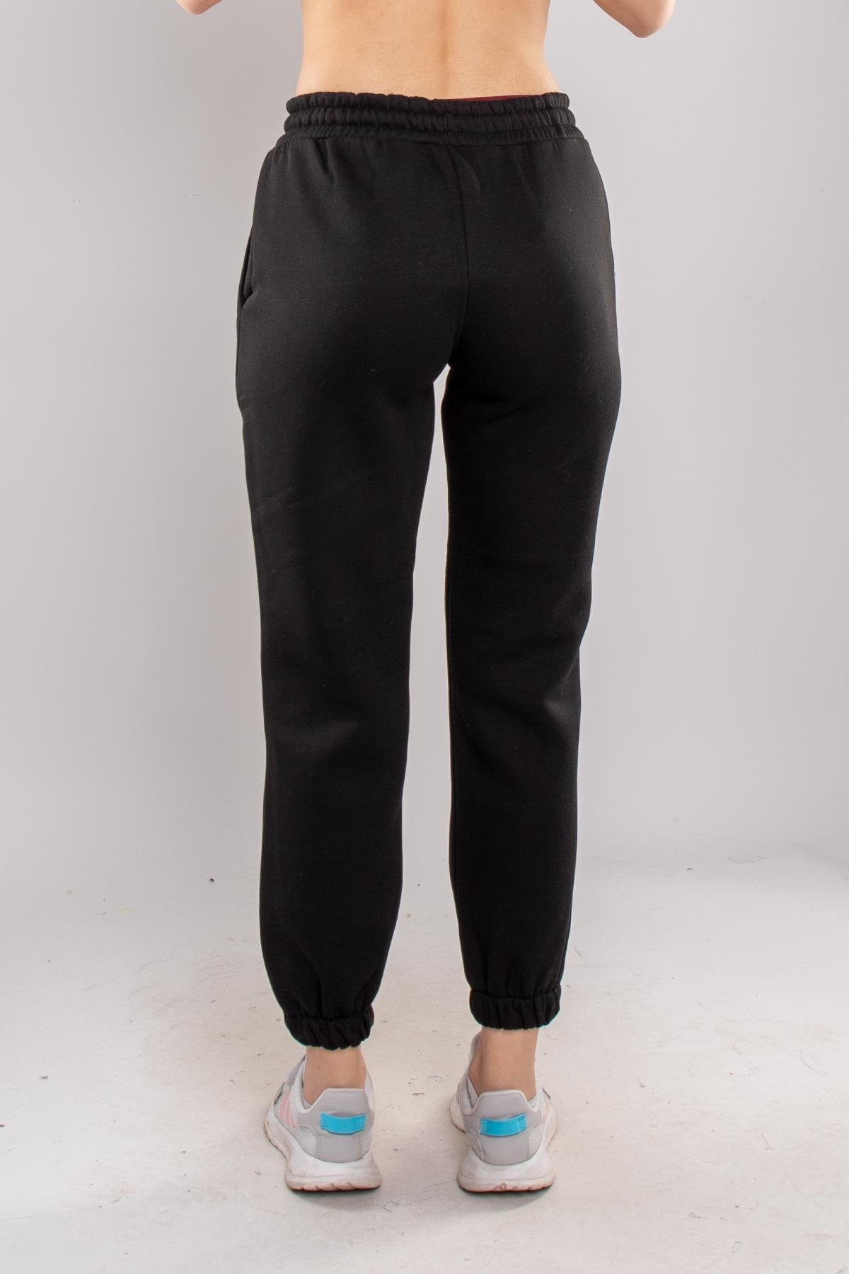 5132 Beli İpli Paça Lastikli İçi Şardonlu Eşofman