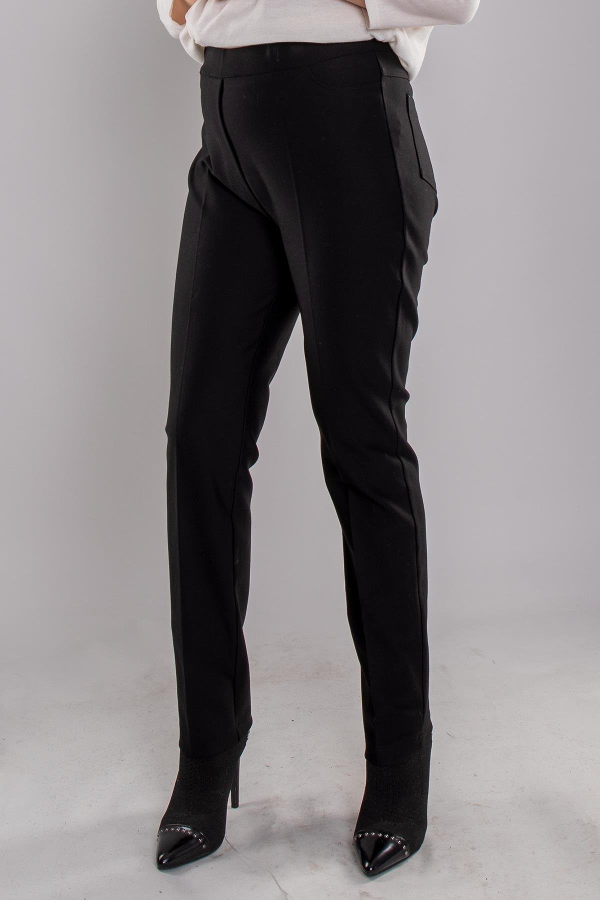 6225 Büyük Beden Cepli Rayon Kumaş Pantolon