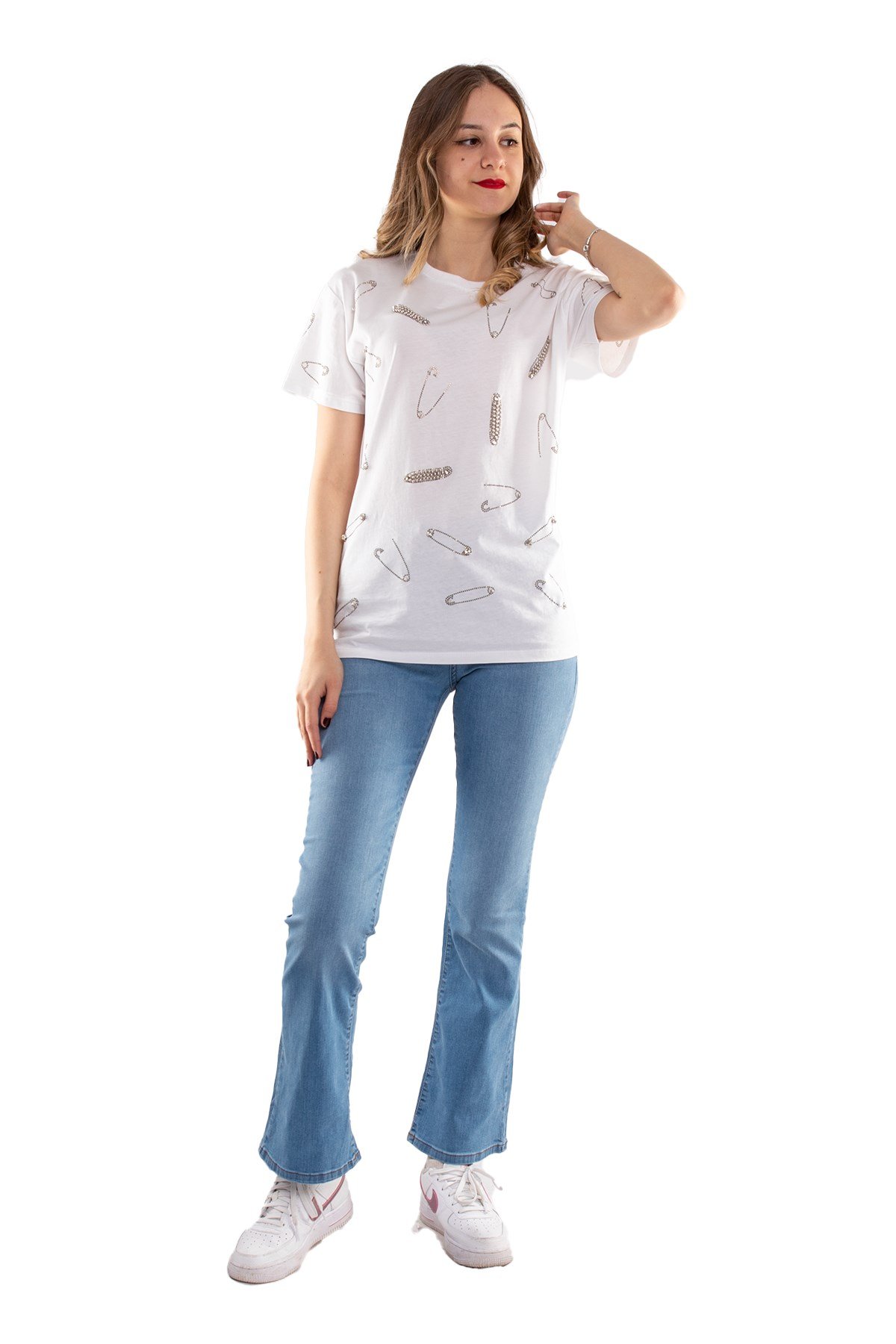 639 İspanyol Paça Lale Kadın Kot Pantolon