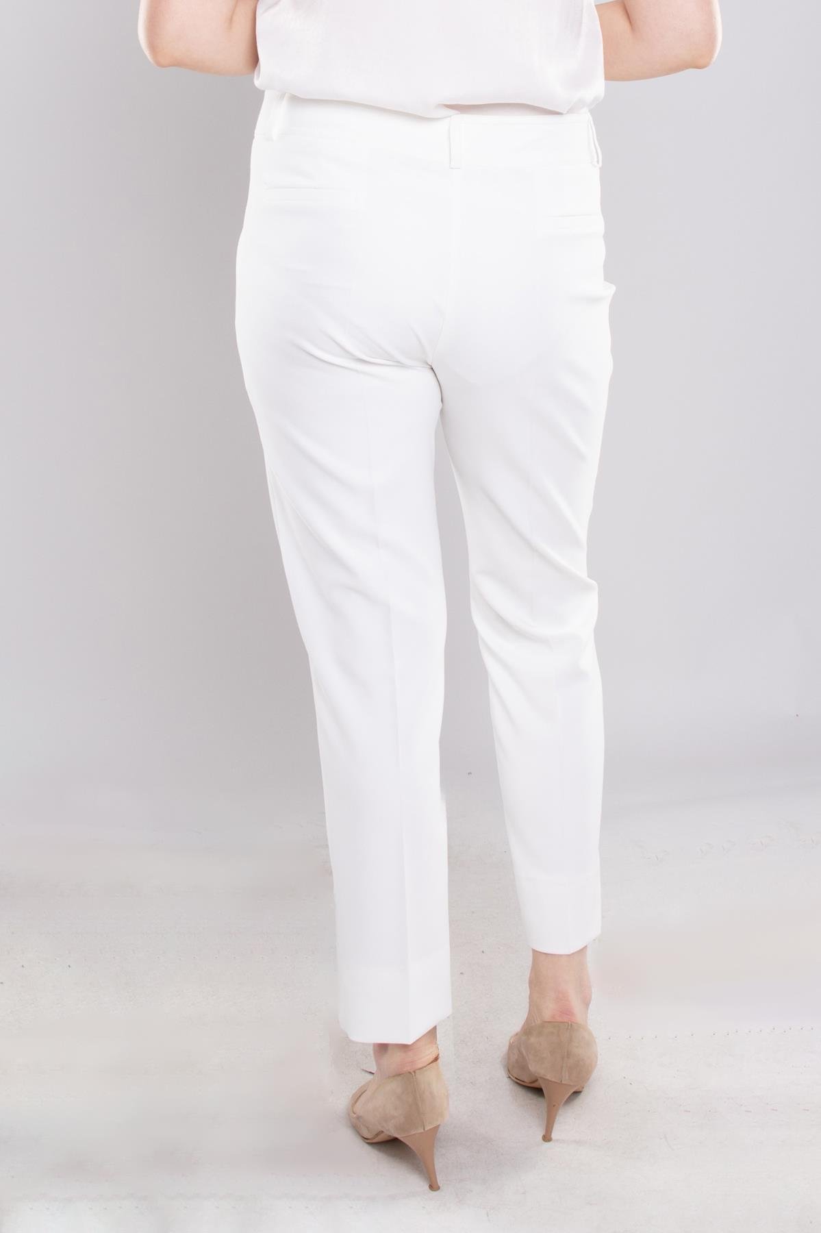 6622 Büyük Beden Paça Fermuarlı Arka Uzun Pantolon