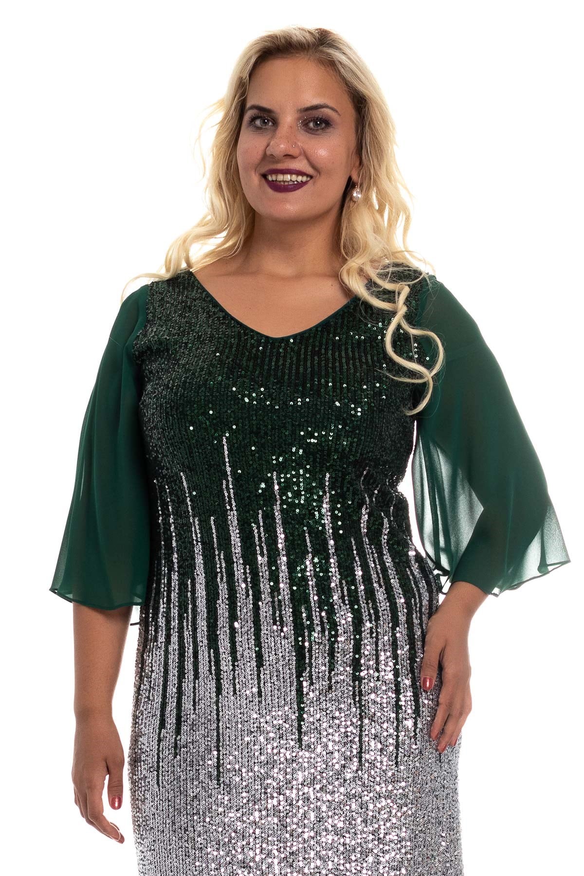 7019 BB Zigzag Desen Pulpayet Kısa Elbise