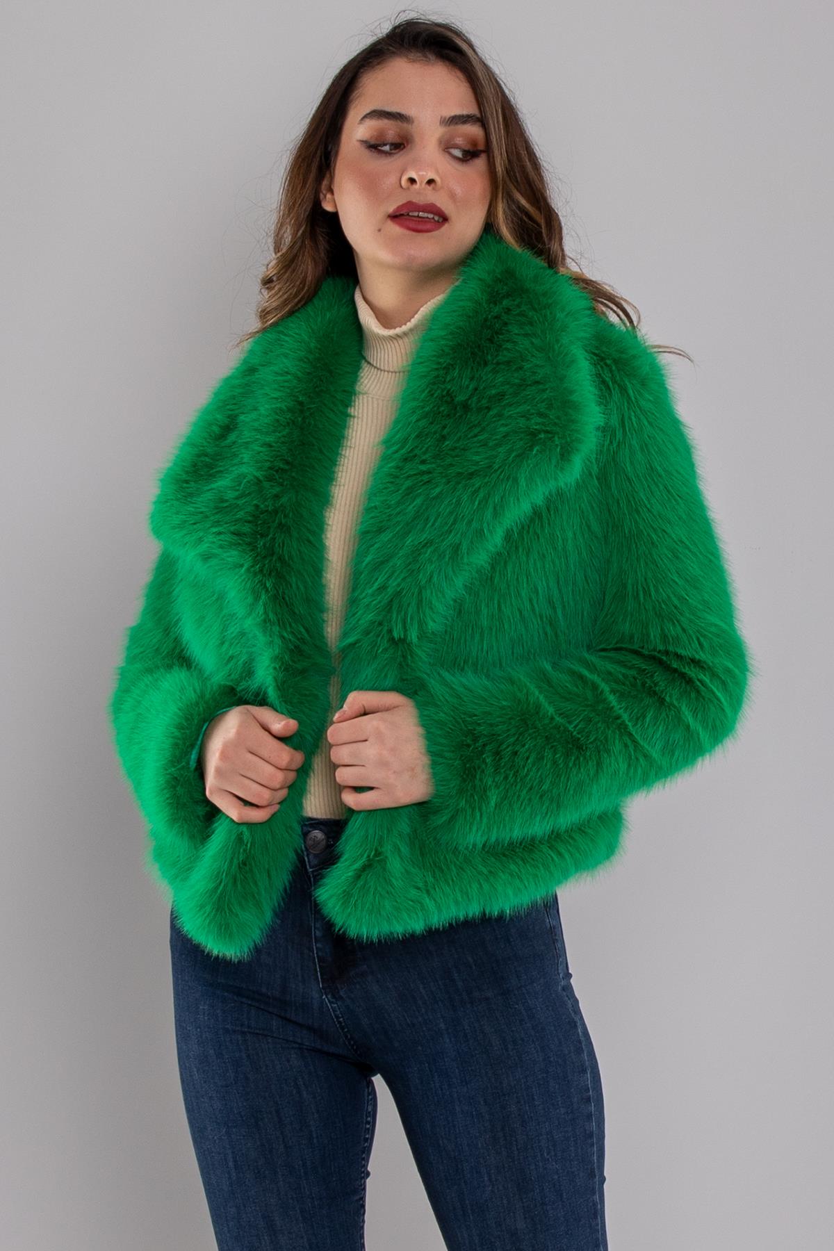 7050 ZR Şalyaka Kürklü Ceket