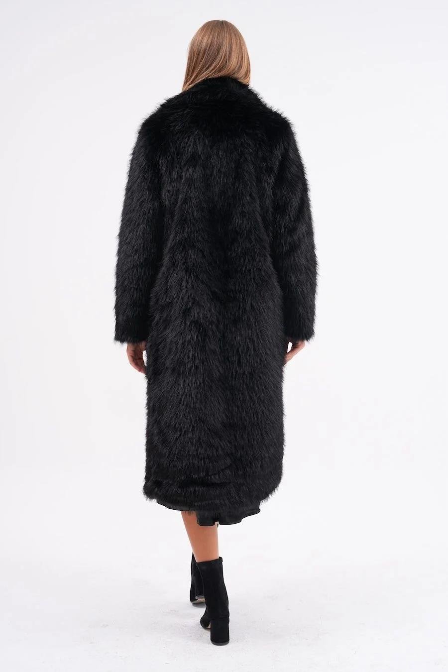 7080 Ceket Yaka ZR Tam Boy Kürklü Ceket