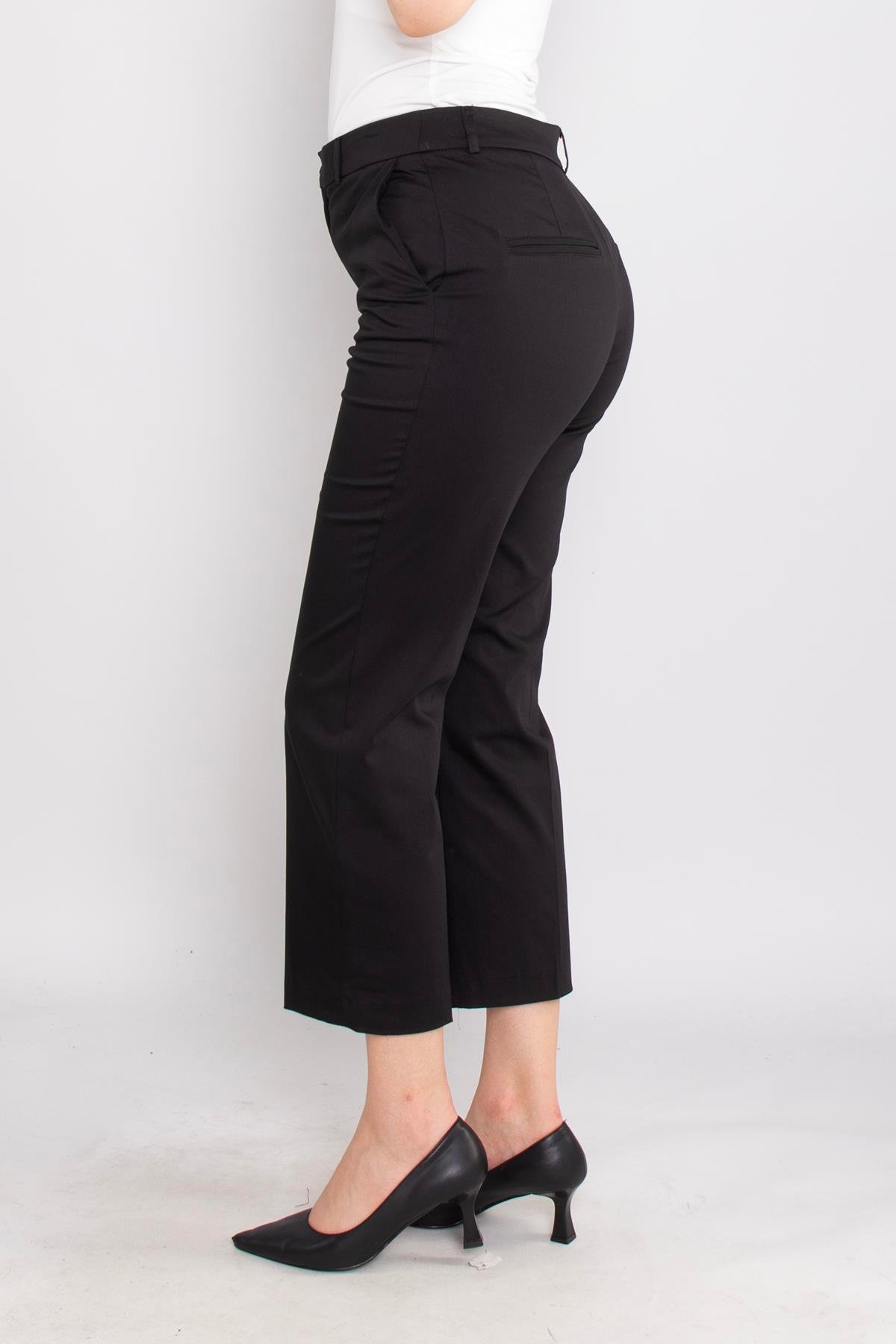 70810 Düğme Detay Pamuklu Pantolon