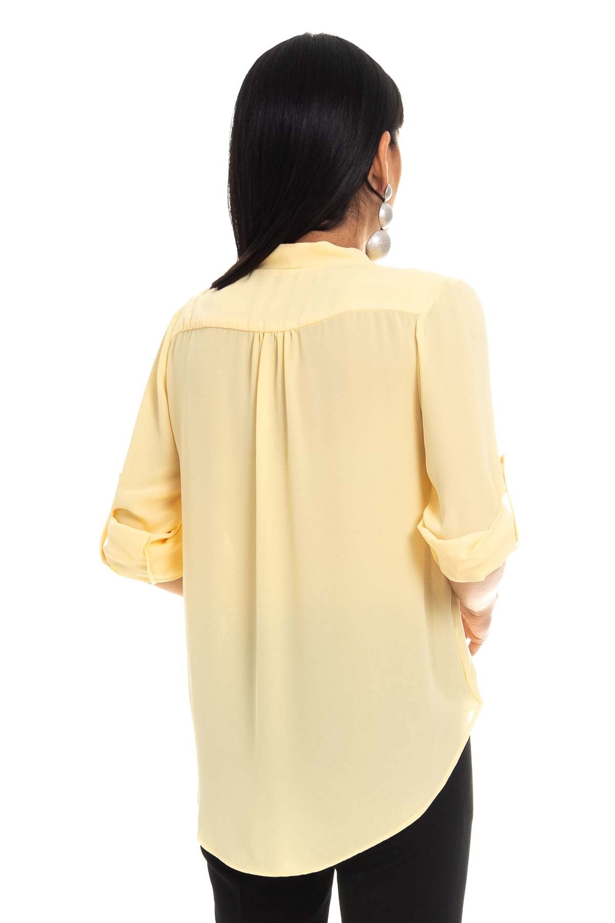 81268 TRUVAKAR KOL ŞİFON BLUZ