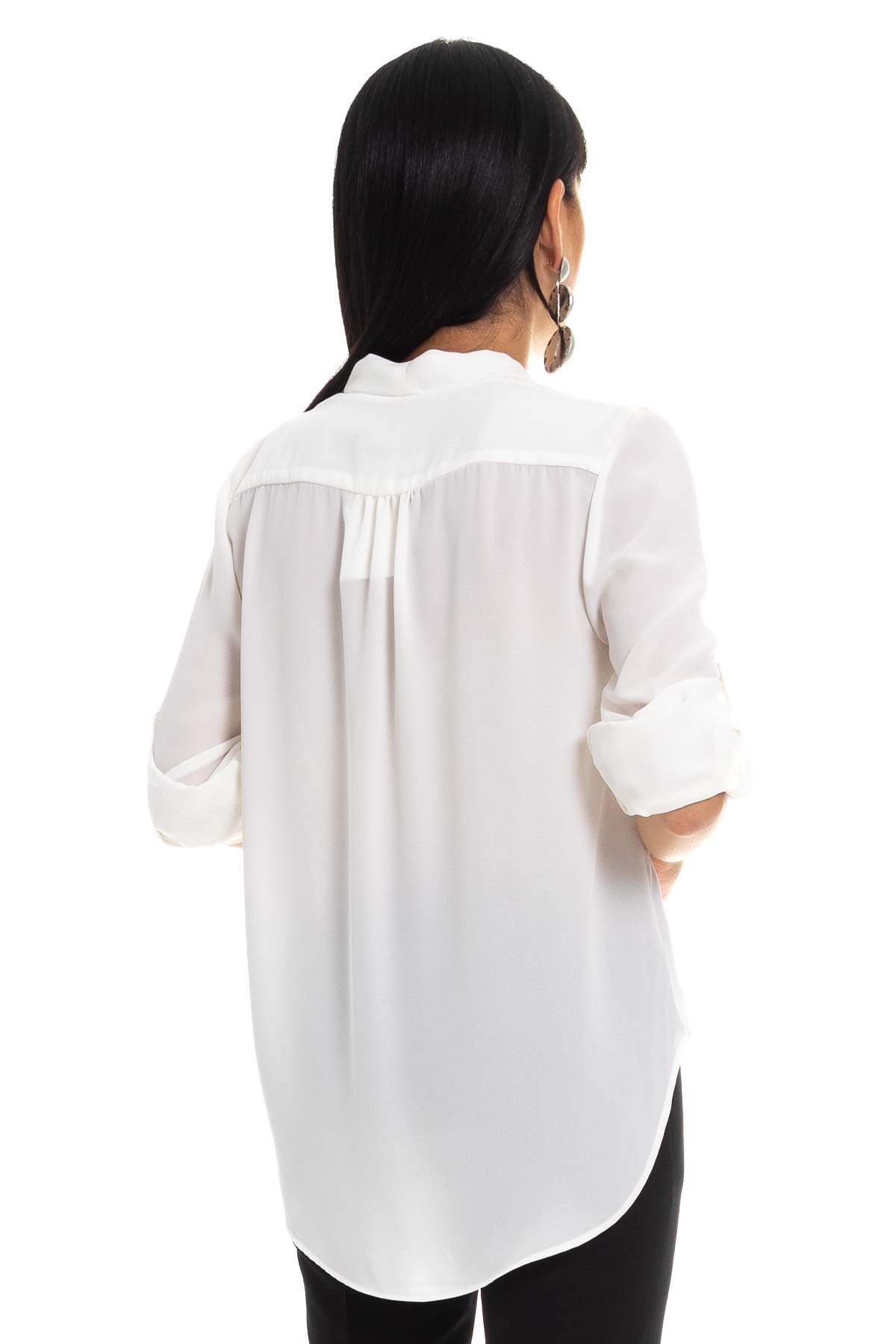 81268 TRUVAKAR KOL ŞİFON BLUZ